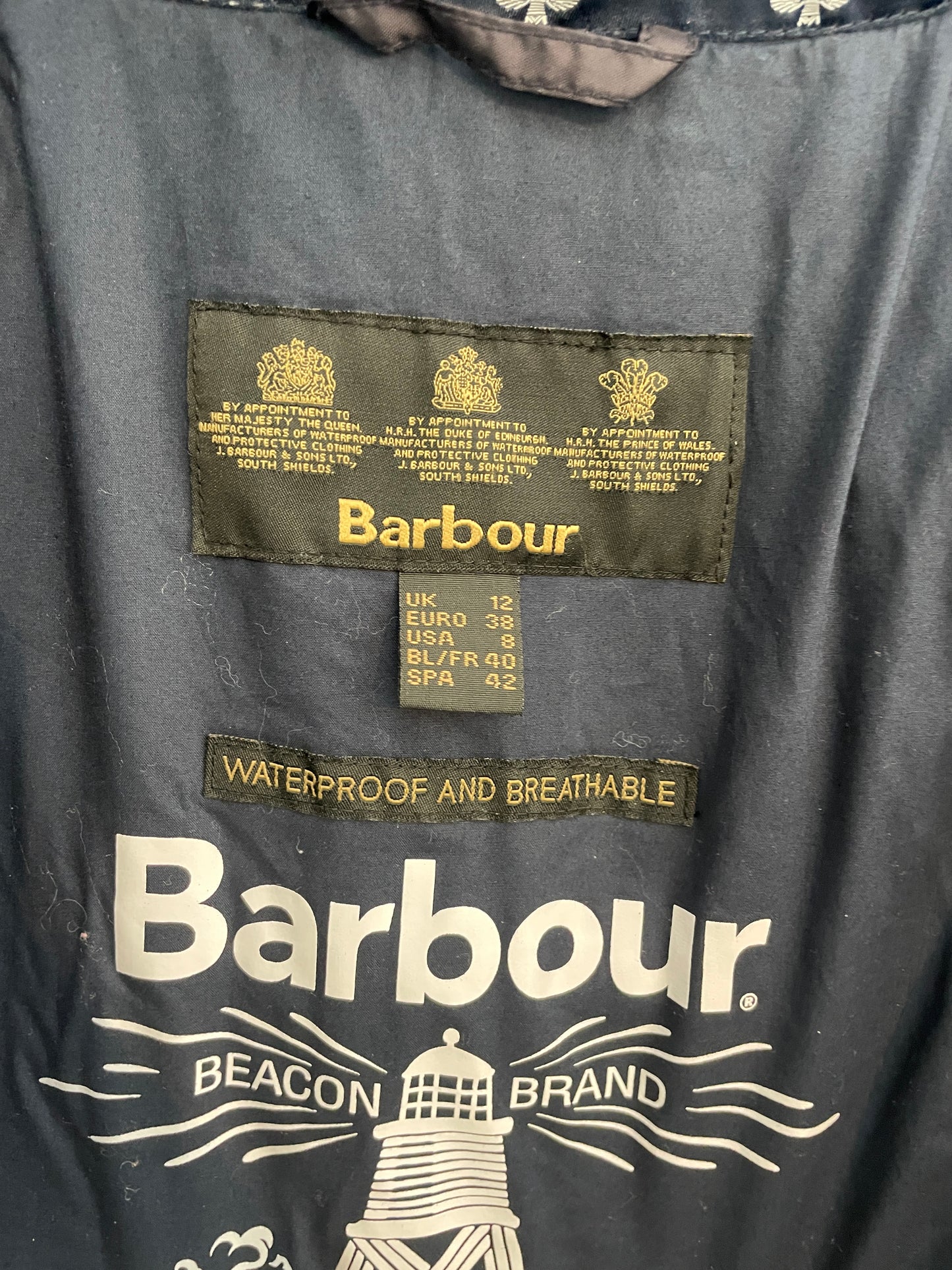 Barbour Waterproof Coat