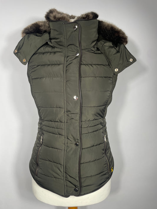 Joules Gilet Green Size 10 & 14