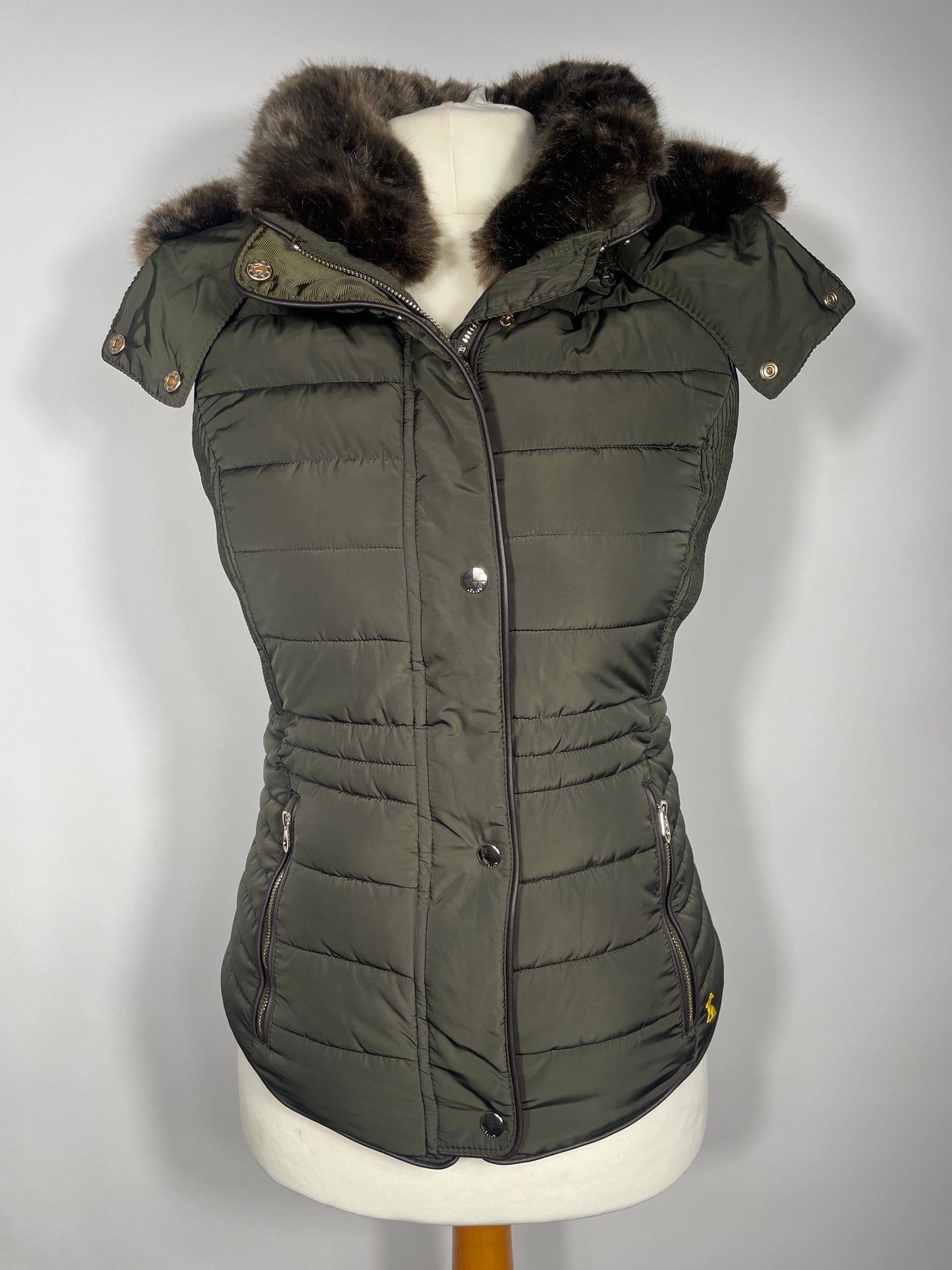 Joules Gilet Green Size 10 & 14
