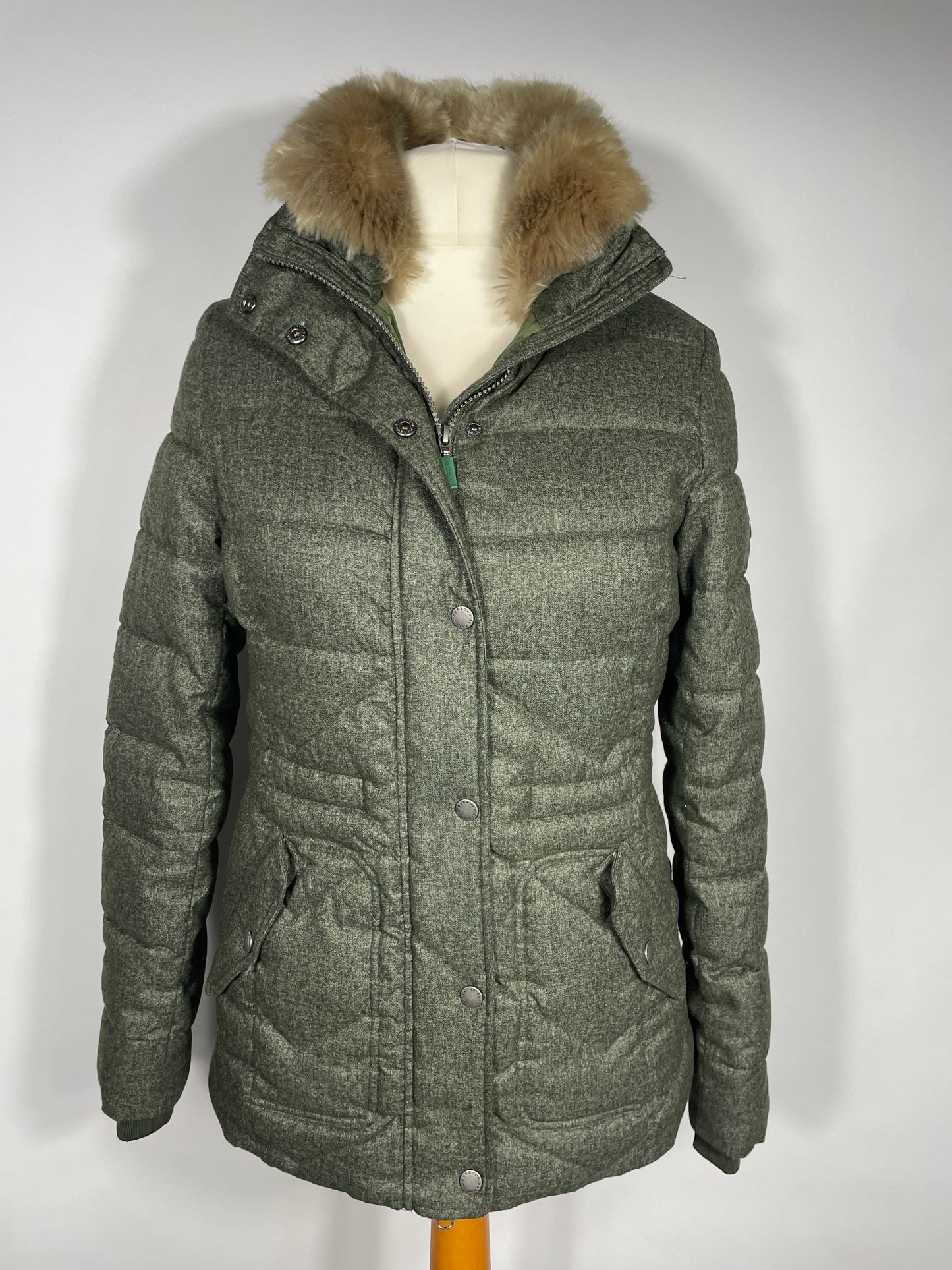 Barbour Langstone Quilted Coat Size 10