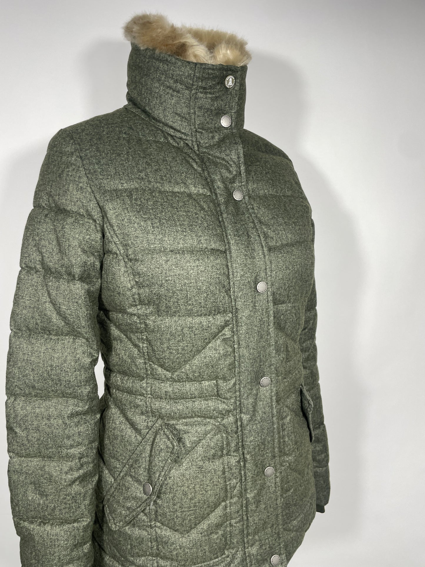 Barbour Langstone Quilted Coat Size 10