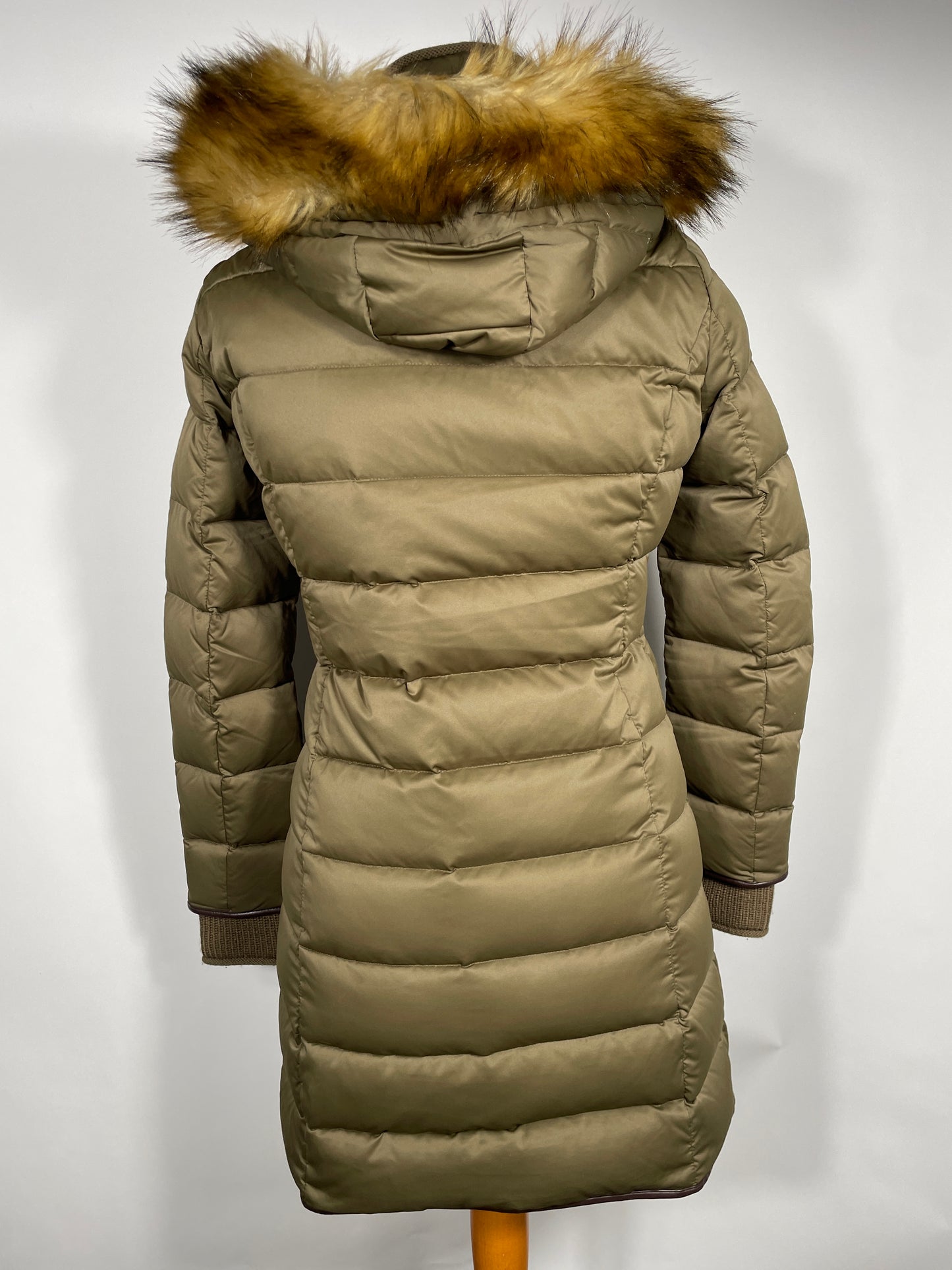 Schoffel Mayfair Down Olive Coat Size 10, 18