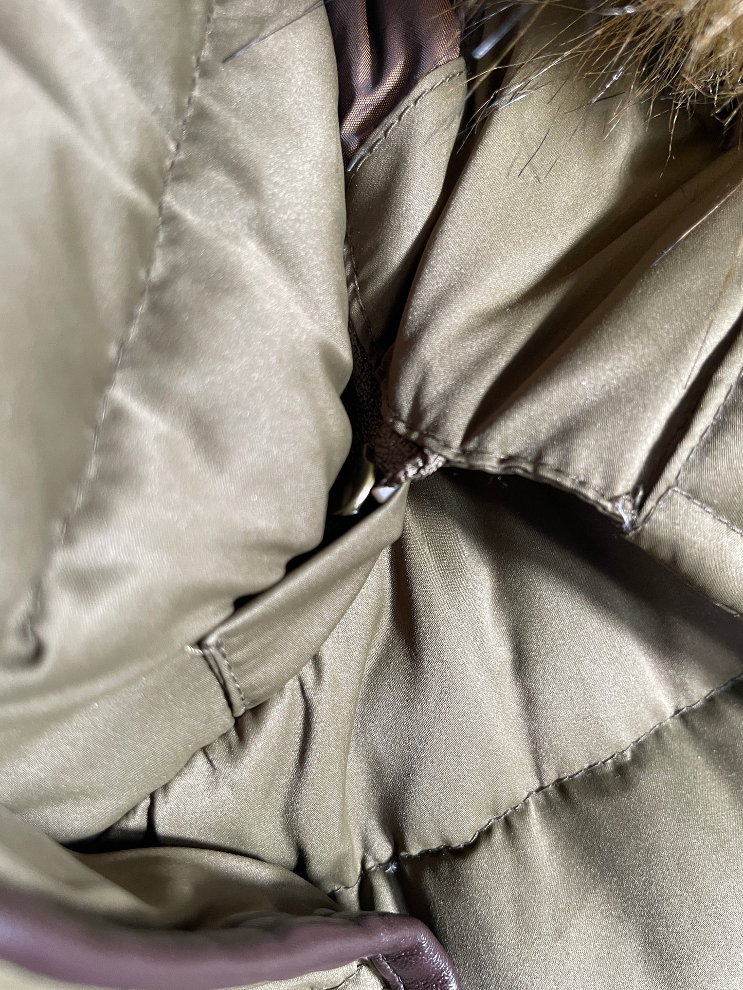 Schoffel Mayfair Down Olive Coat Size 10, 18