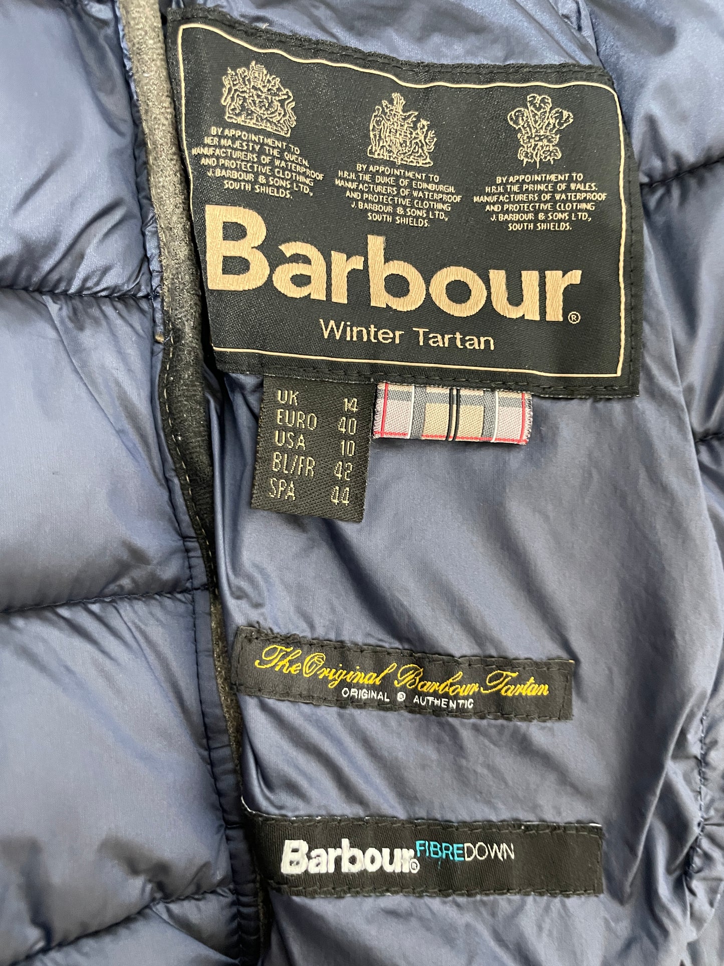 Barbour Clyde Quilted Lightweight Jacket Size 14