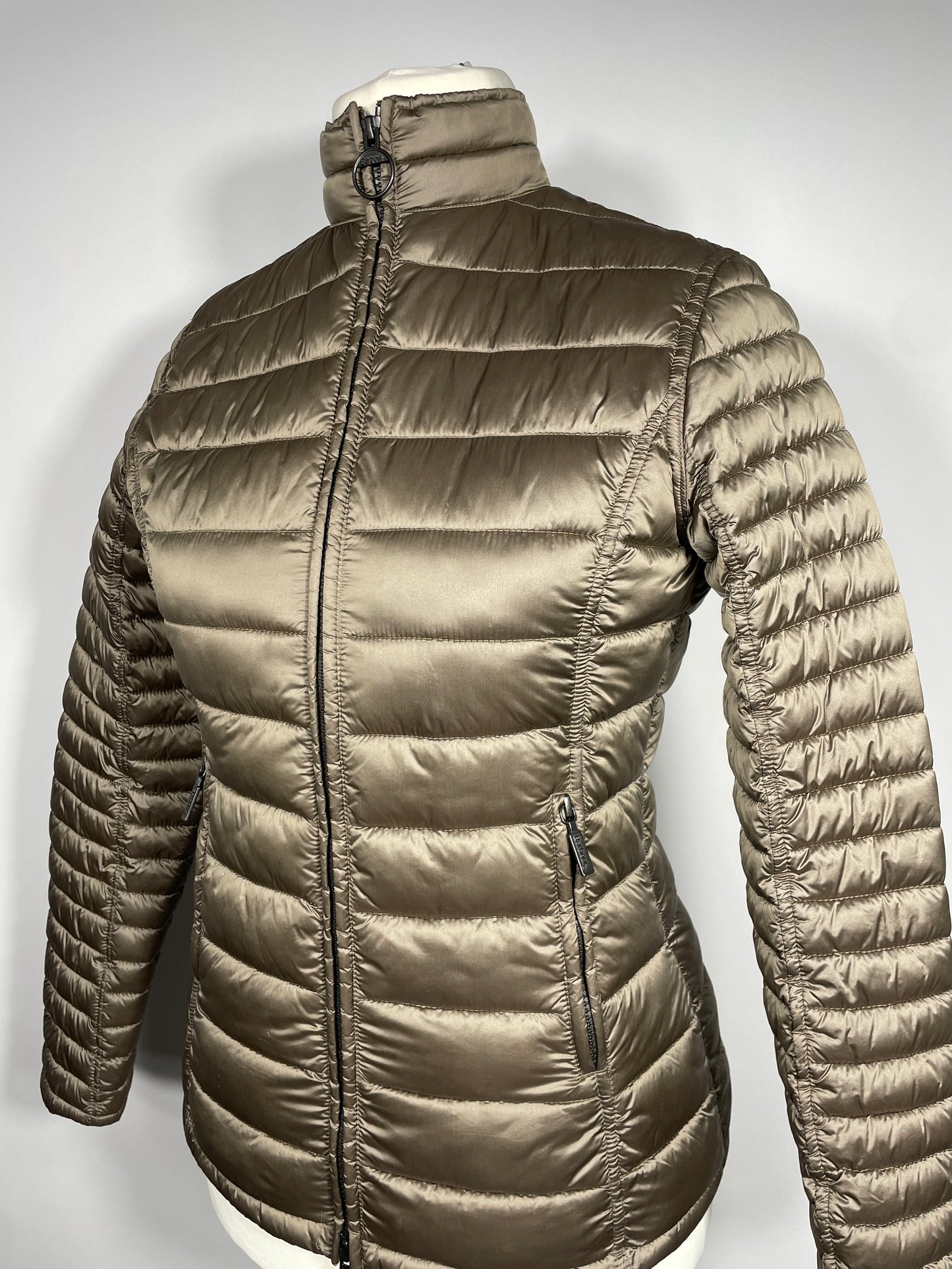 Barbour Lightweight Clyde Quilted Jacket Size 10