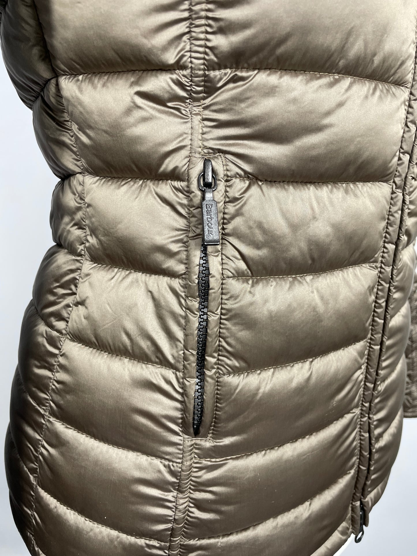 Barbour Lightweight Clyde Quilted Jacket Size 10