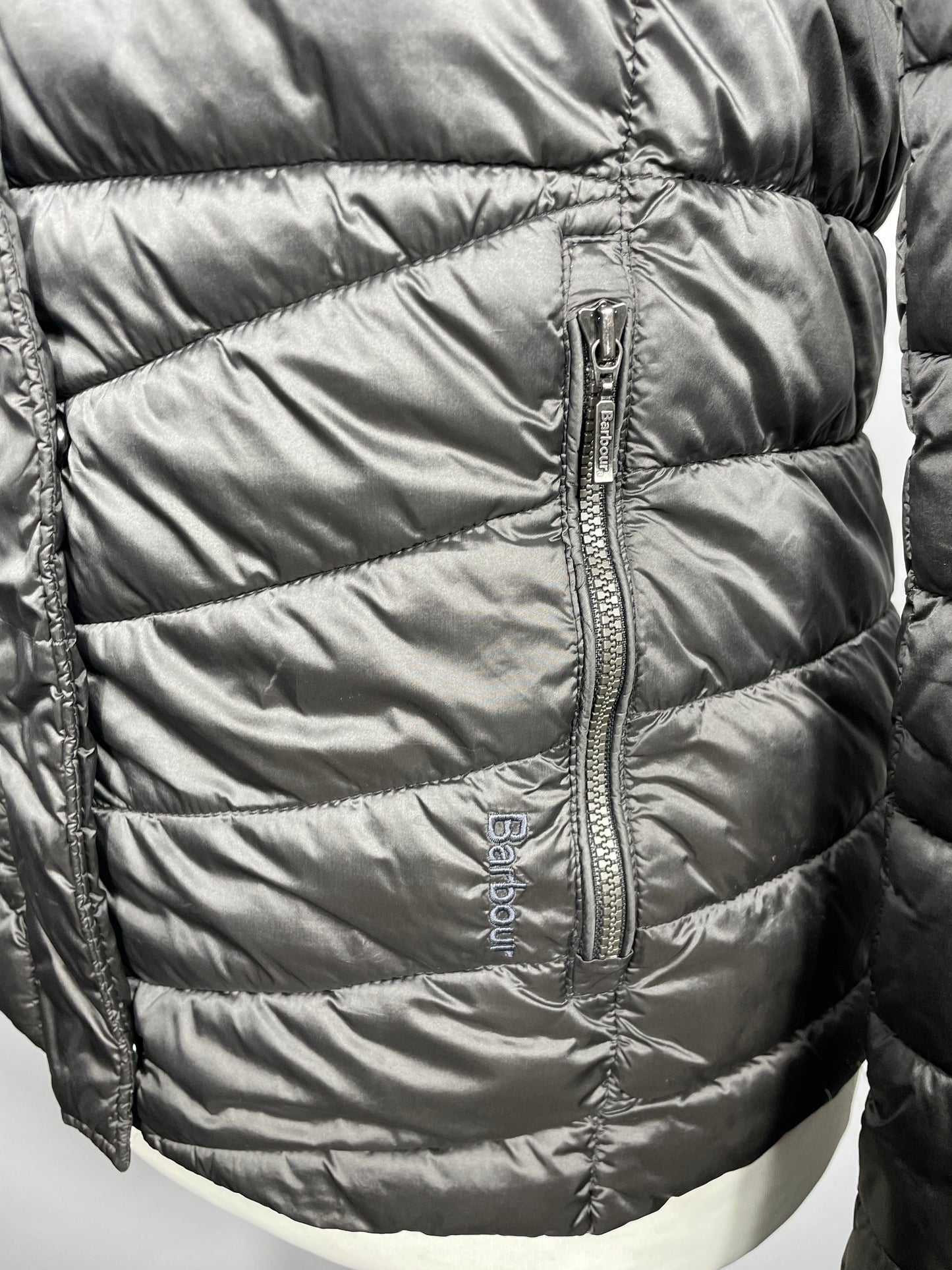 Barbour Vartersay Quilt Lightweight Jacket Size 12