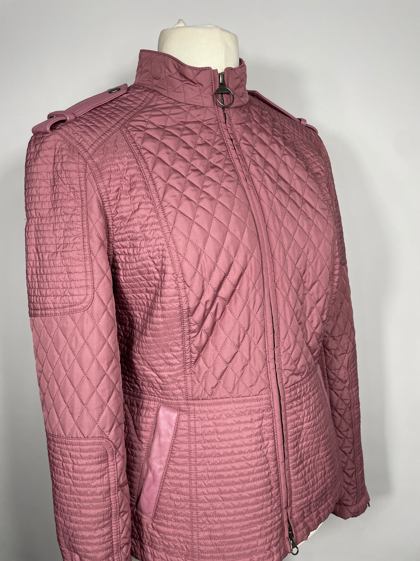 Barbour International Folco Quilt Jacket Size 16