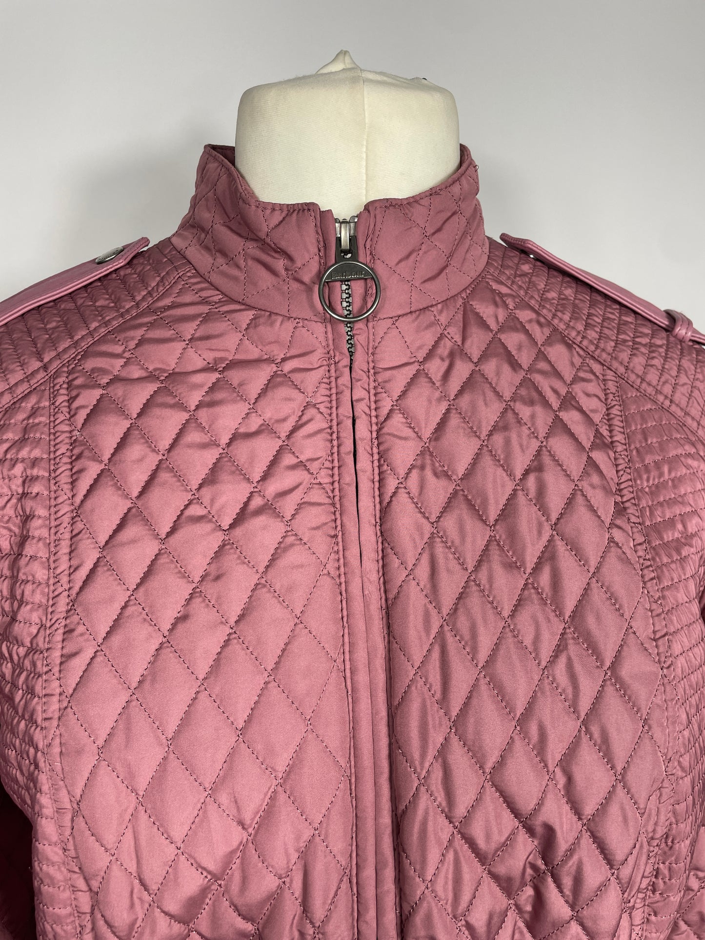 Barbour International Folco Quilt Jacket Size 16