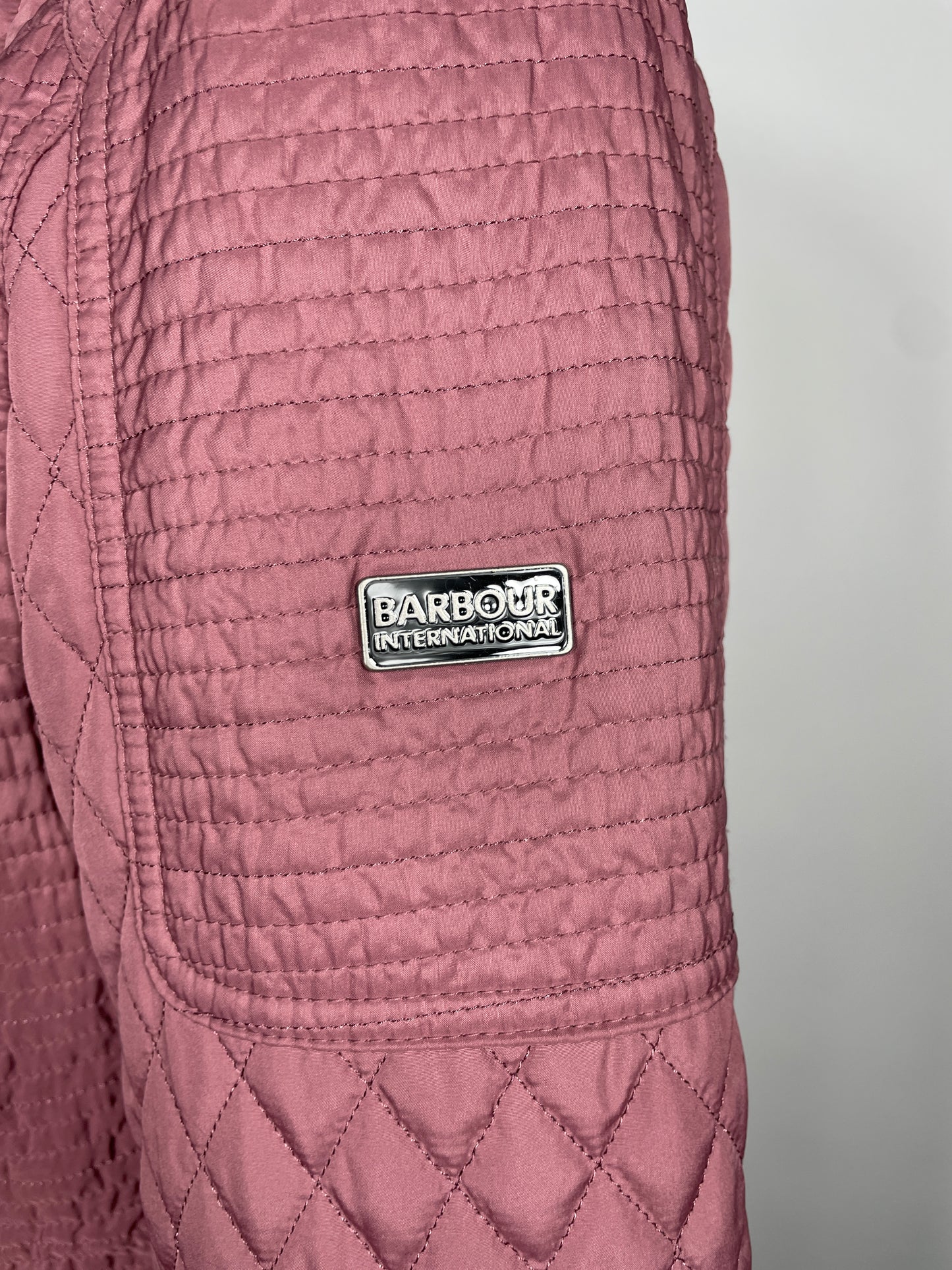 Barbour International Folco Quilt Jacket Size 16