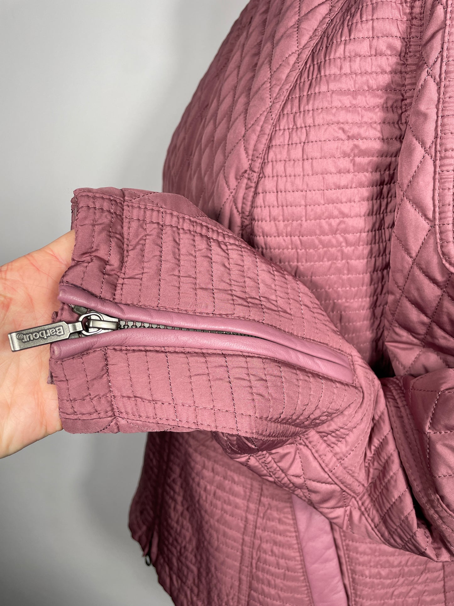 Barbour International Folco Quilt Jacket Size 16