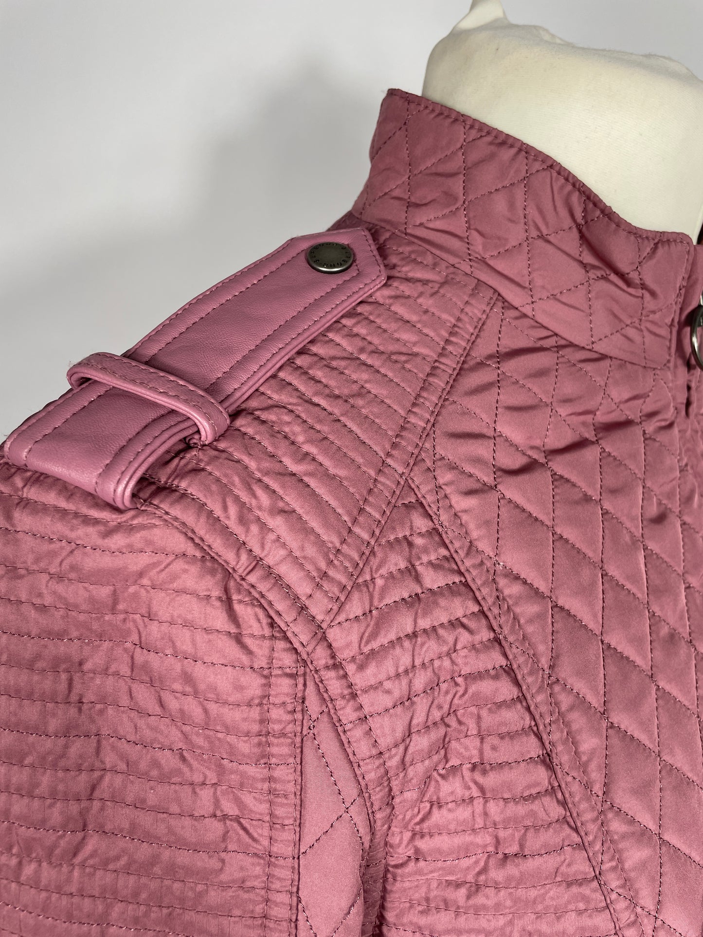 Barbour International Folco Quilt Jacket Size 16