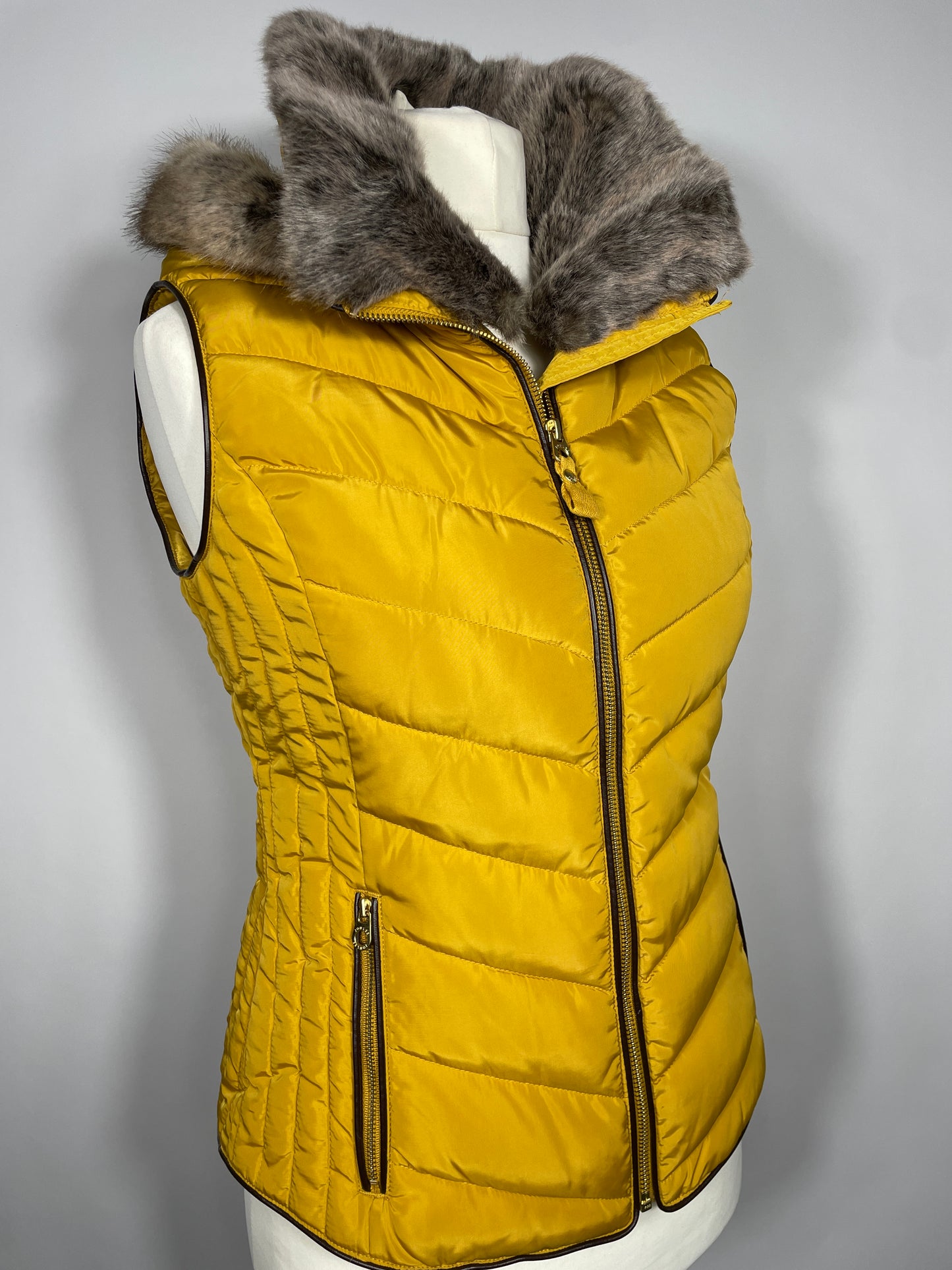 Joules Gilet Caramel/Yellow Size 8 & 12