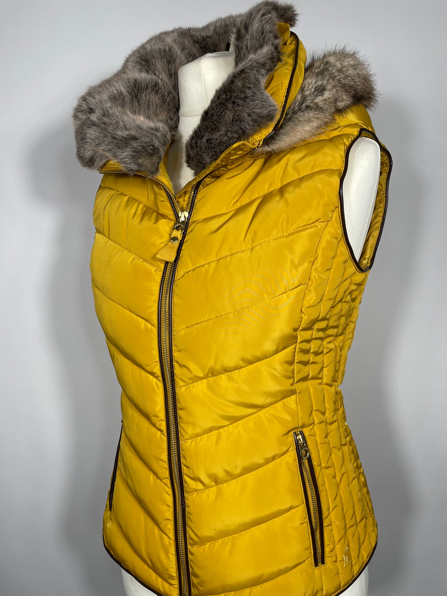 Joules Gilet Caramel/Yellow Size 8 & 12