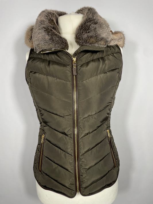 Joules Gilet Green/Khaki Size 10 & 18