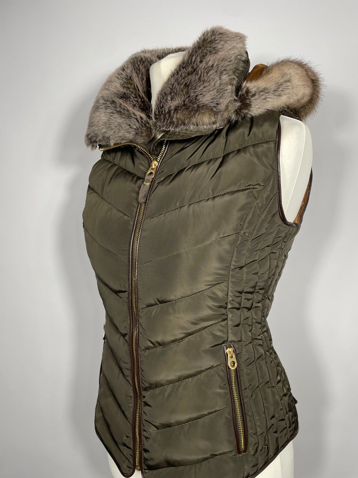 Joules Gilet Green/Khaki Size 10 & 18