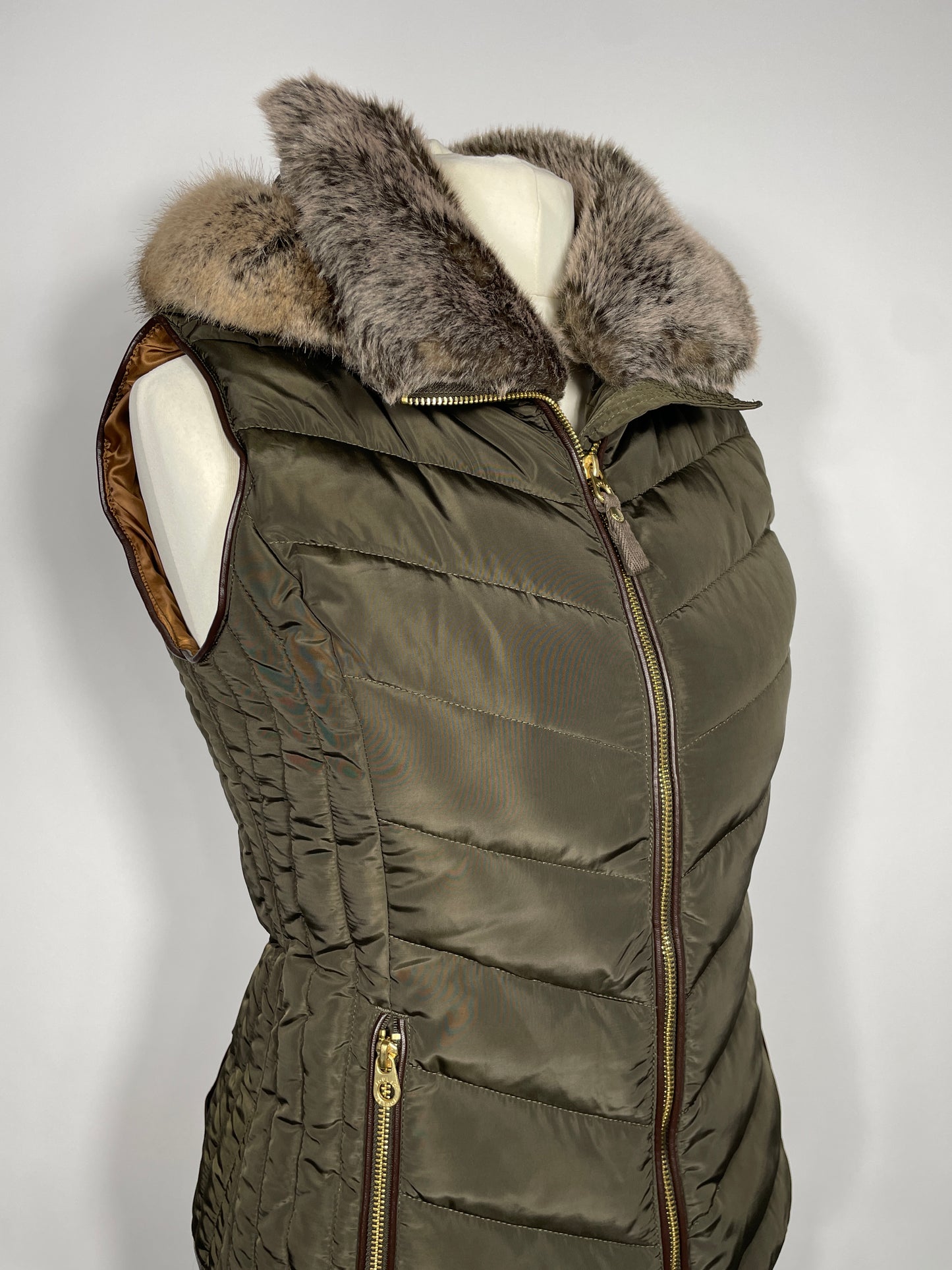 Joules Gilet Green/Khaki Size 10 & 18