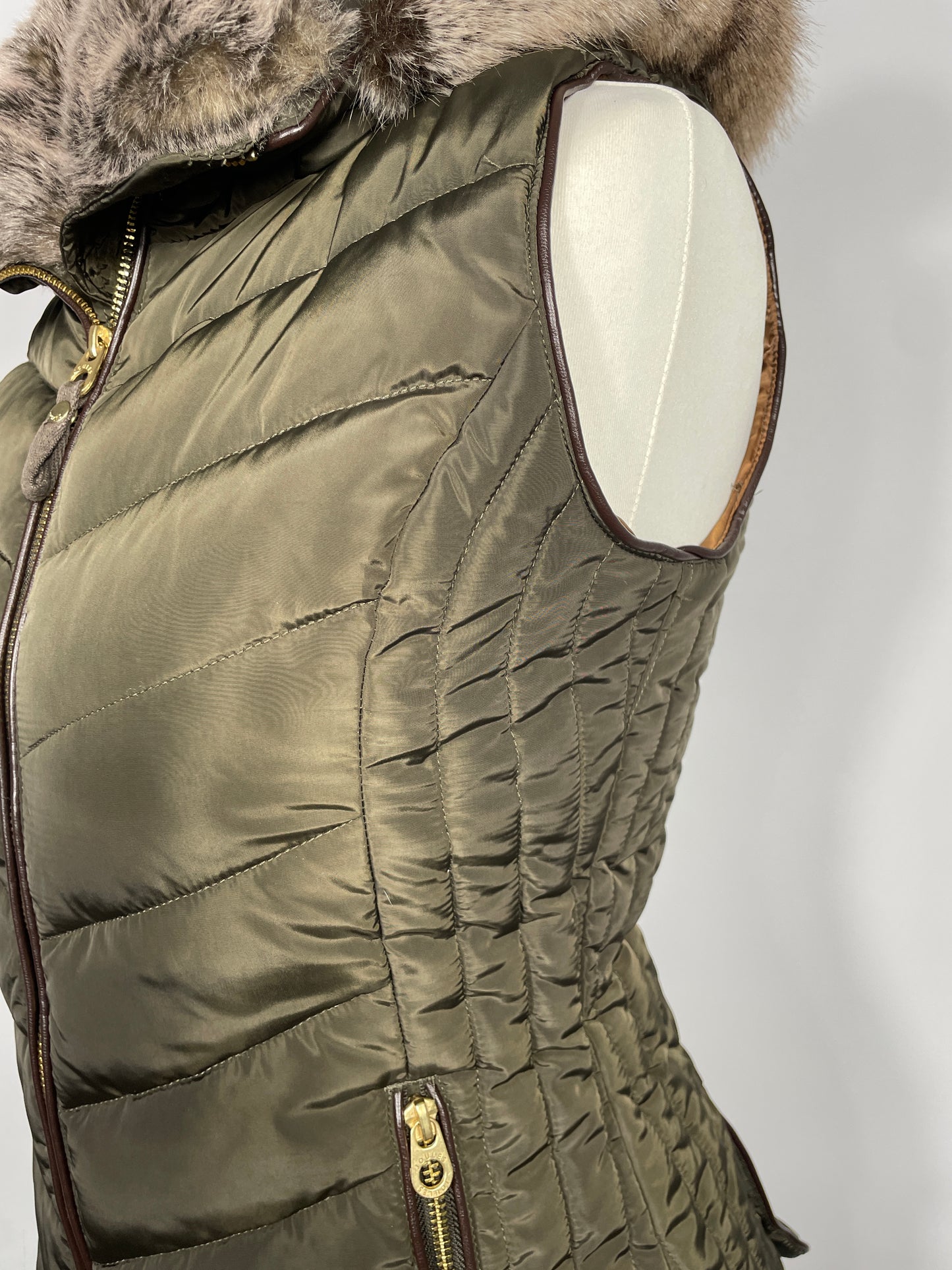 Joules Gilet Green/Khaki Size 10 & 18