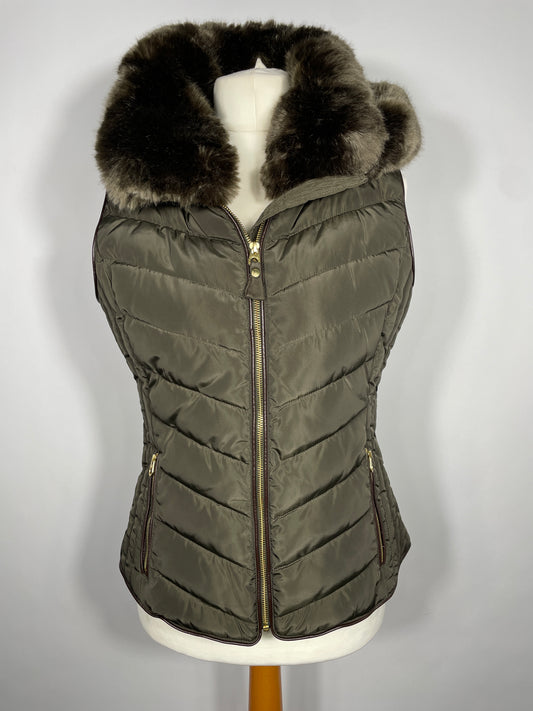 Joules Gilet Green/Khaki Size 6 & 14