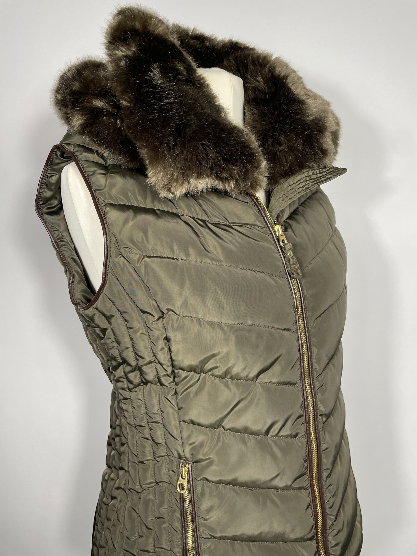 Joules Gilet Green/Khaki Size 6 & 14