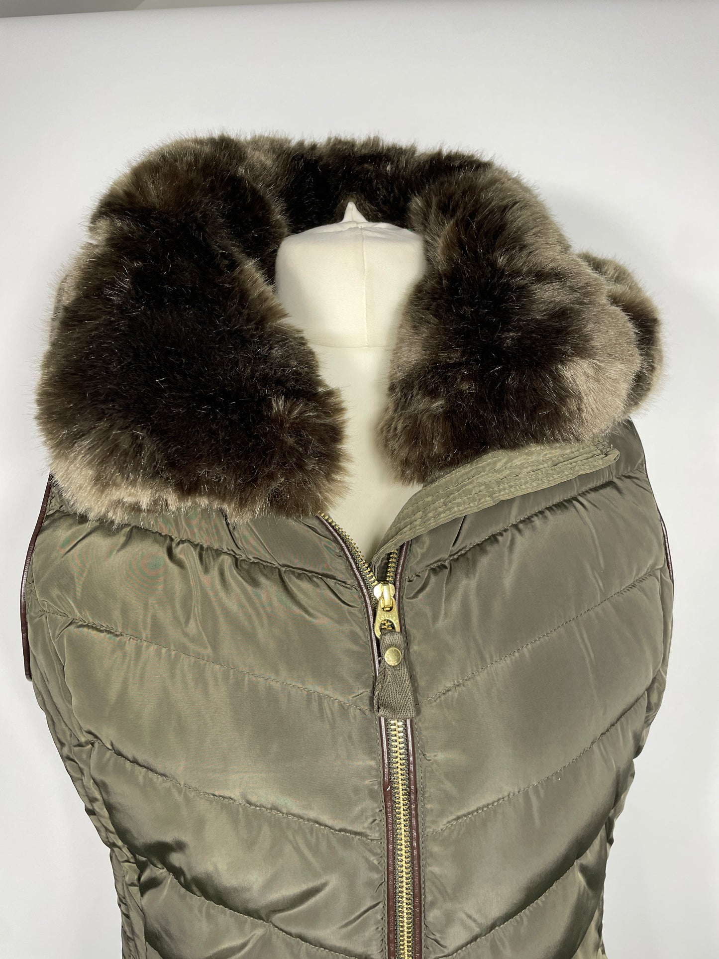Joules Gilet Green/Khaki Size 6 & 14