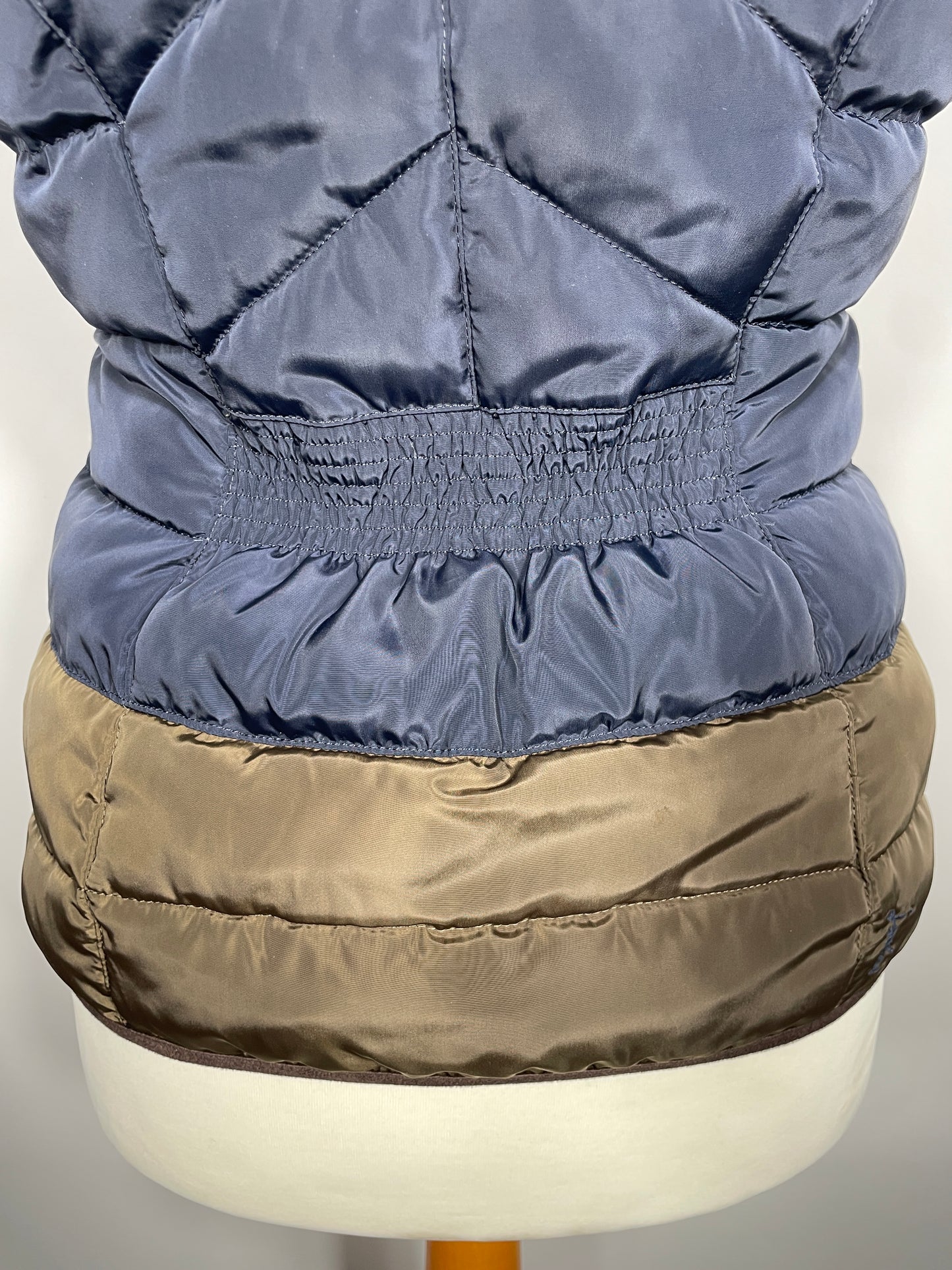Joules Gilet Blue & Brown Size 10