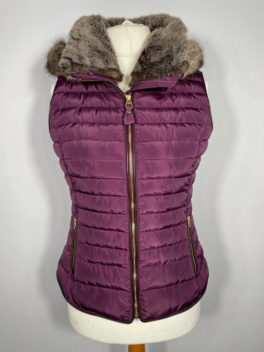 Joules Gilet Purple Size 12