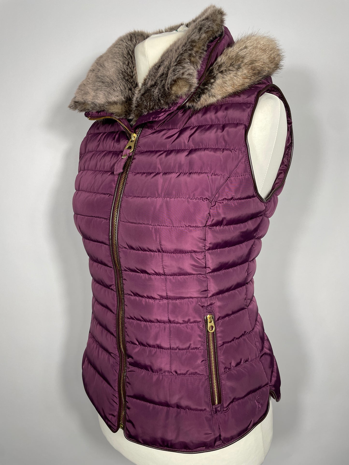 Joules Gilet Purple Size 12