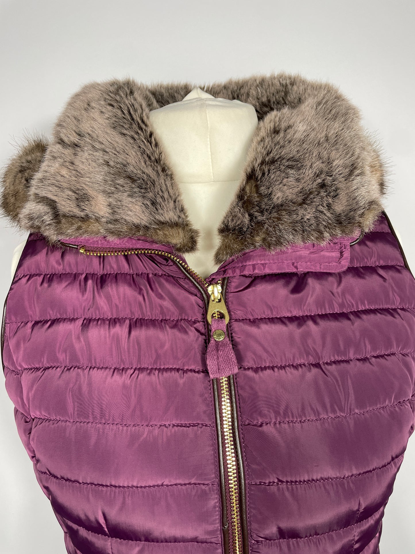 Joules Gilet Purple Size 12