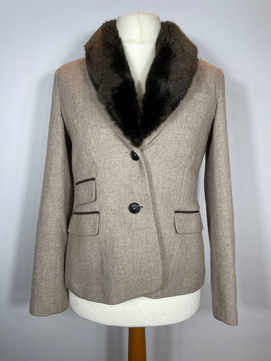 Joules Tweed Blazer Size 12