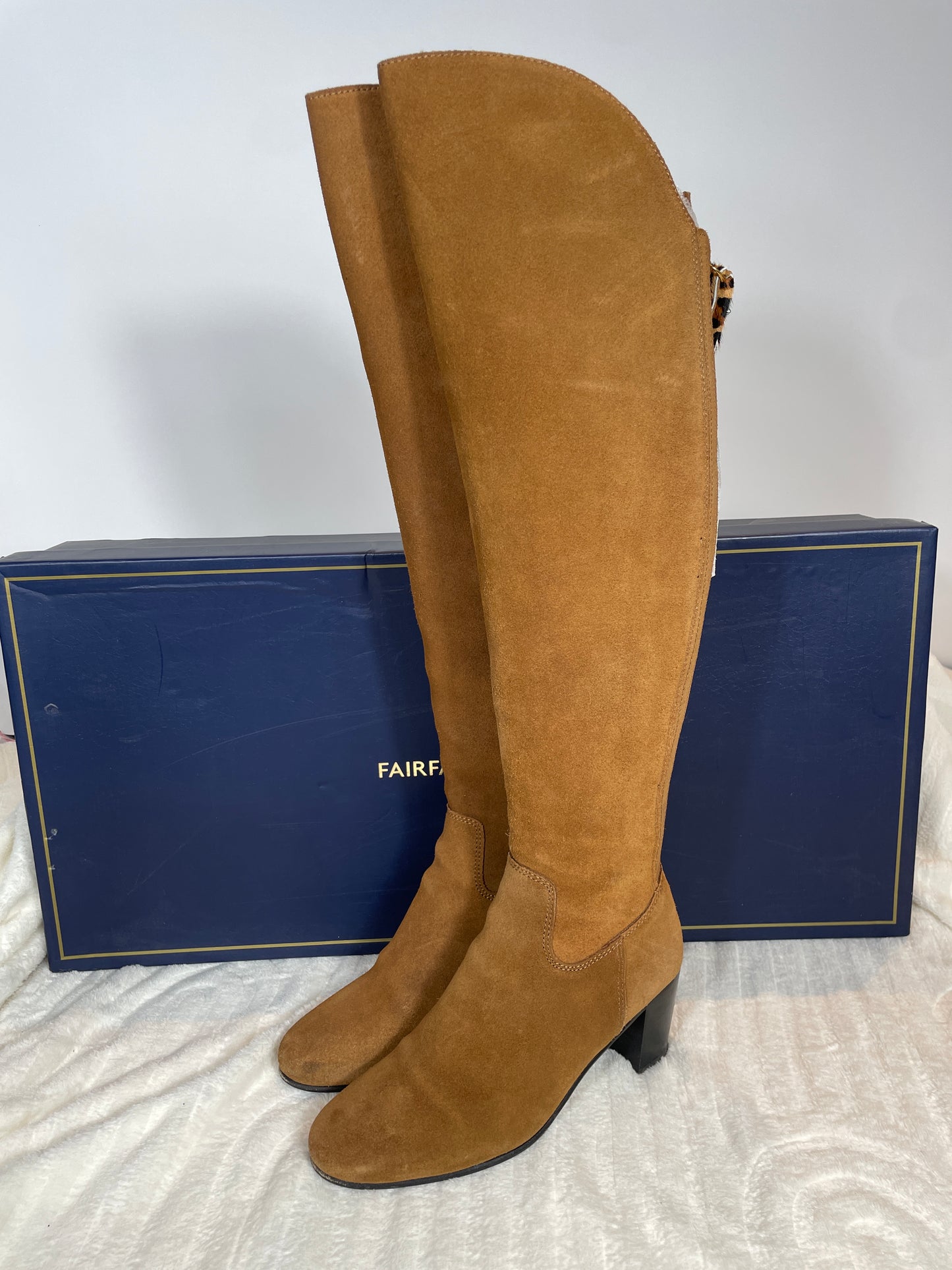 Fairfax & Favor Amira Heeled Over The Knee Boots Size 6