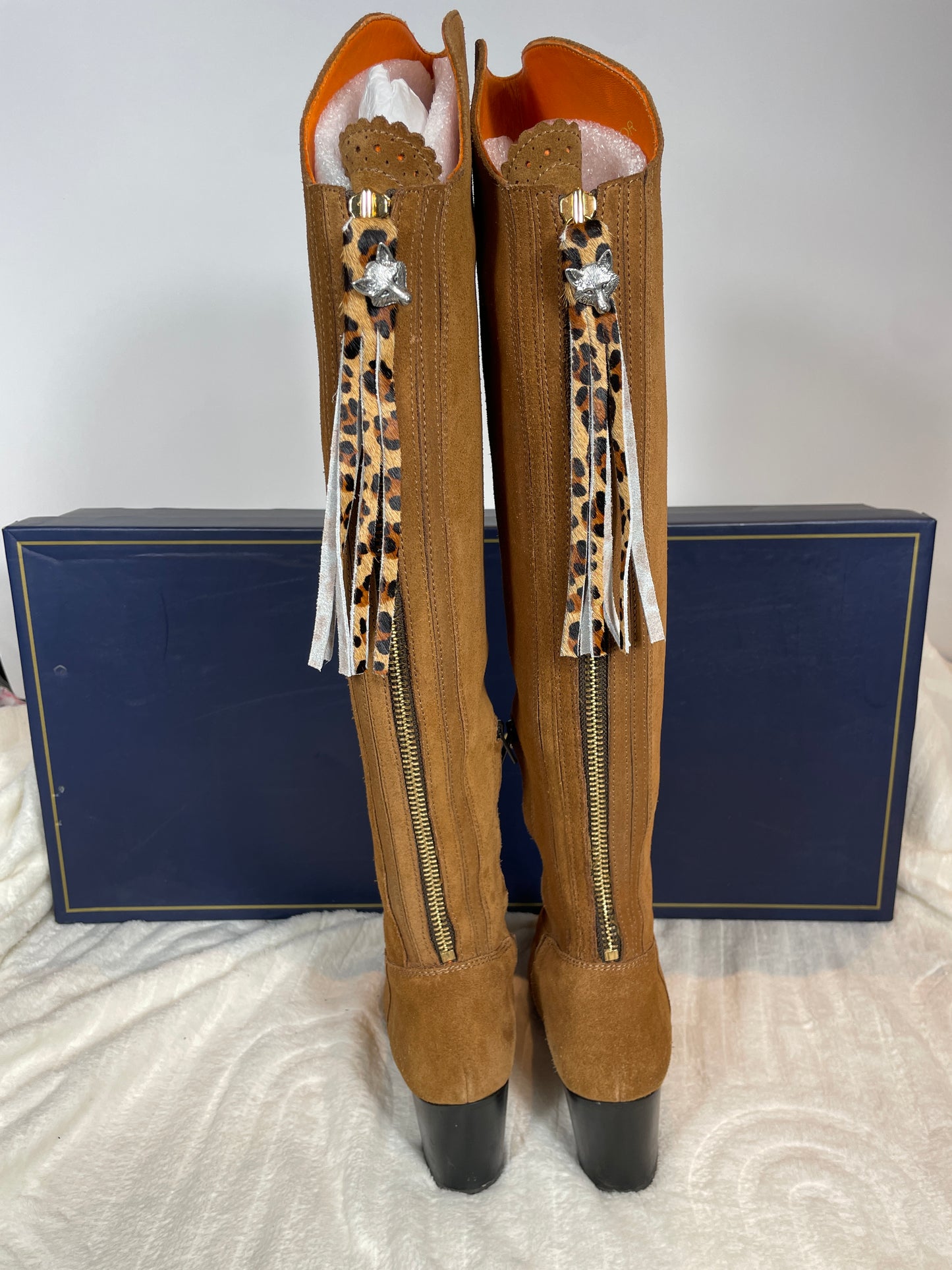 Fairfax & Favor Amira Heeled Over The Knee Boots Size 6