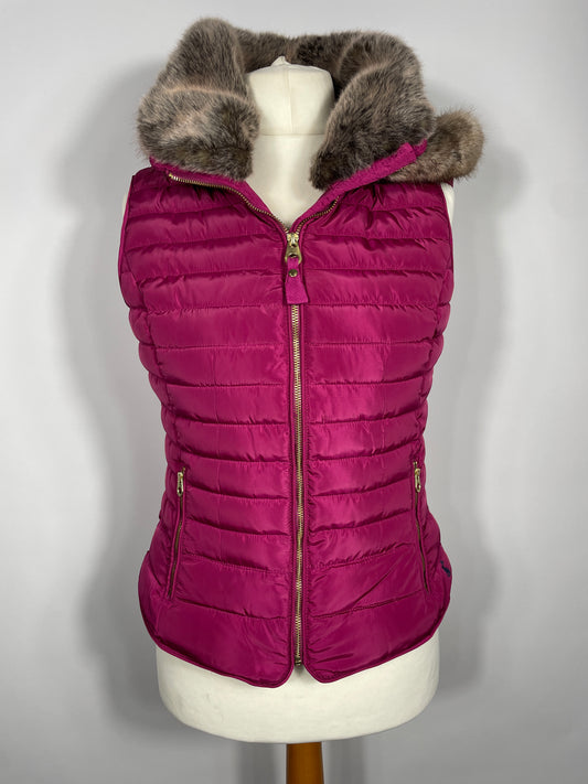 Joules Pink Gilet Size 12
