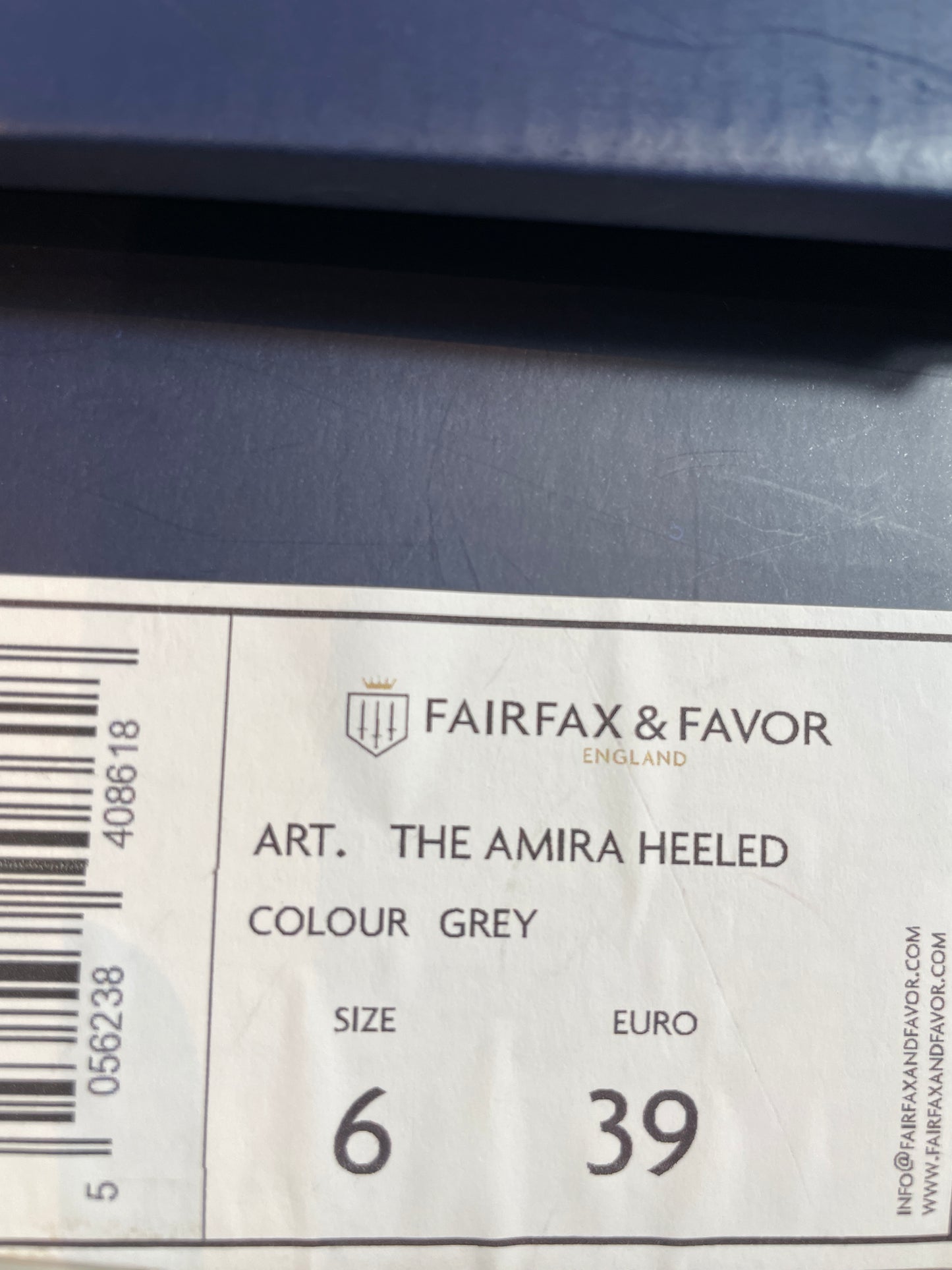 Fairfax & Favor Amira Heeled Over The Knee Boots Size 6