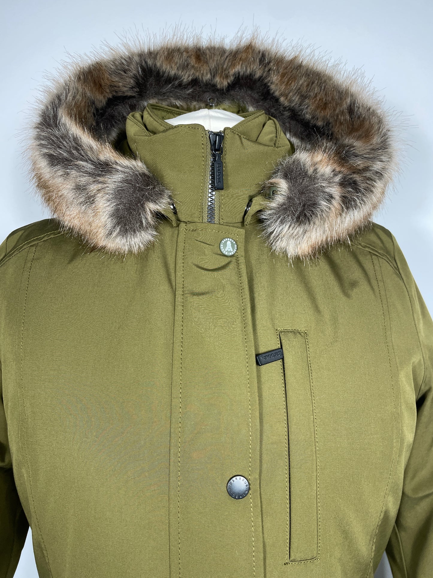 Barbour Waterproof Coat Size 12
