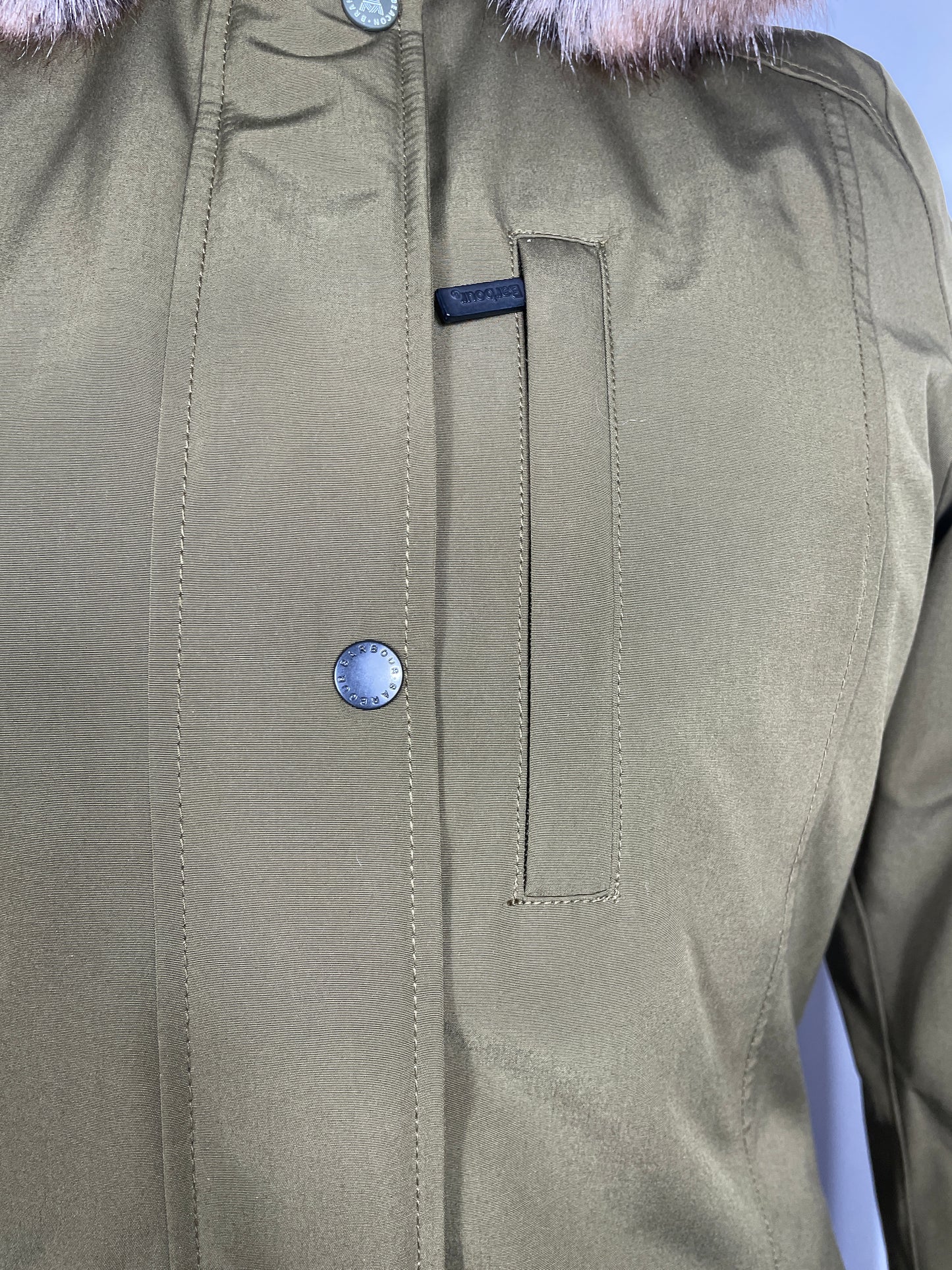 Barbour Waterproof Coat Size 12