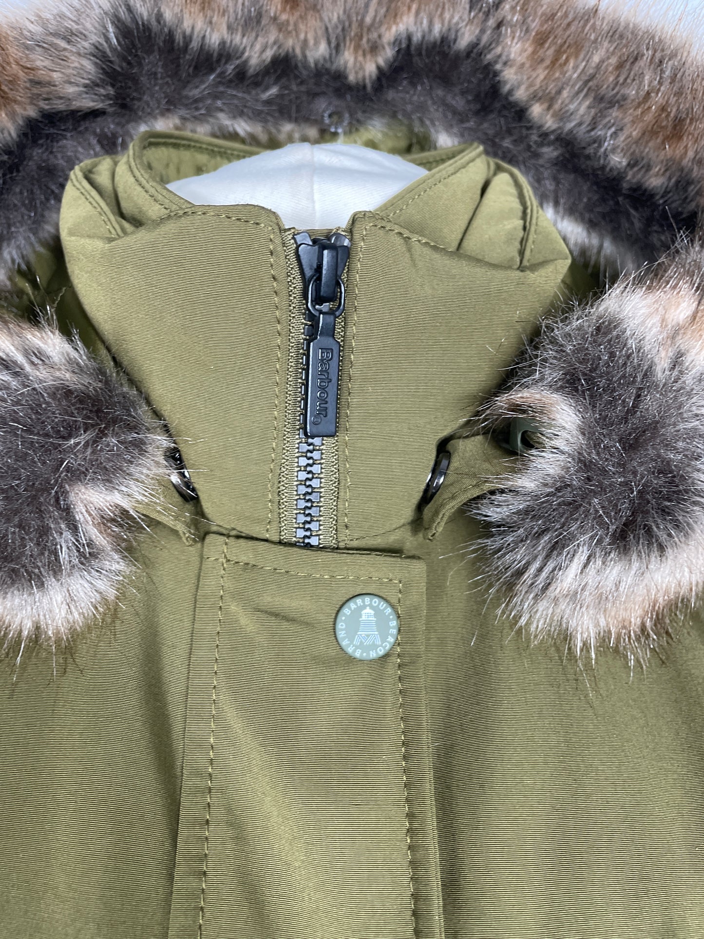 Barbour Waterproof Coat Size 12