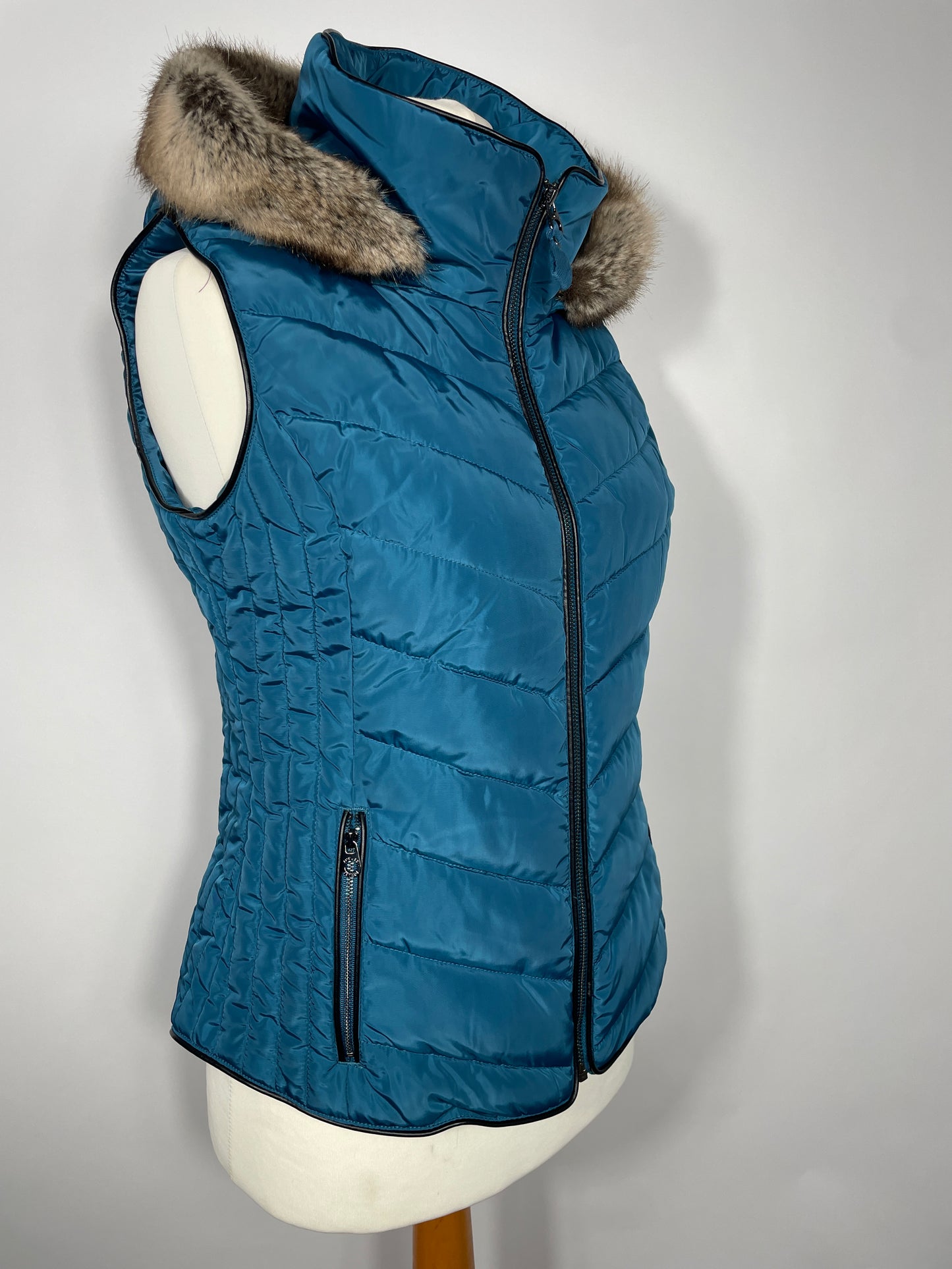Joules Teal Gilet Size 14