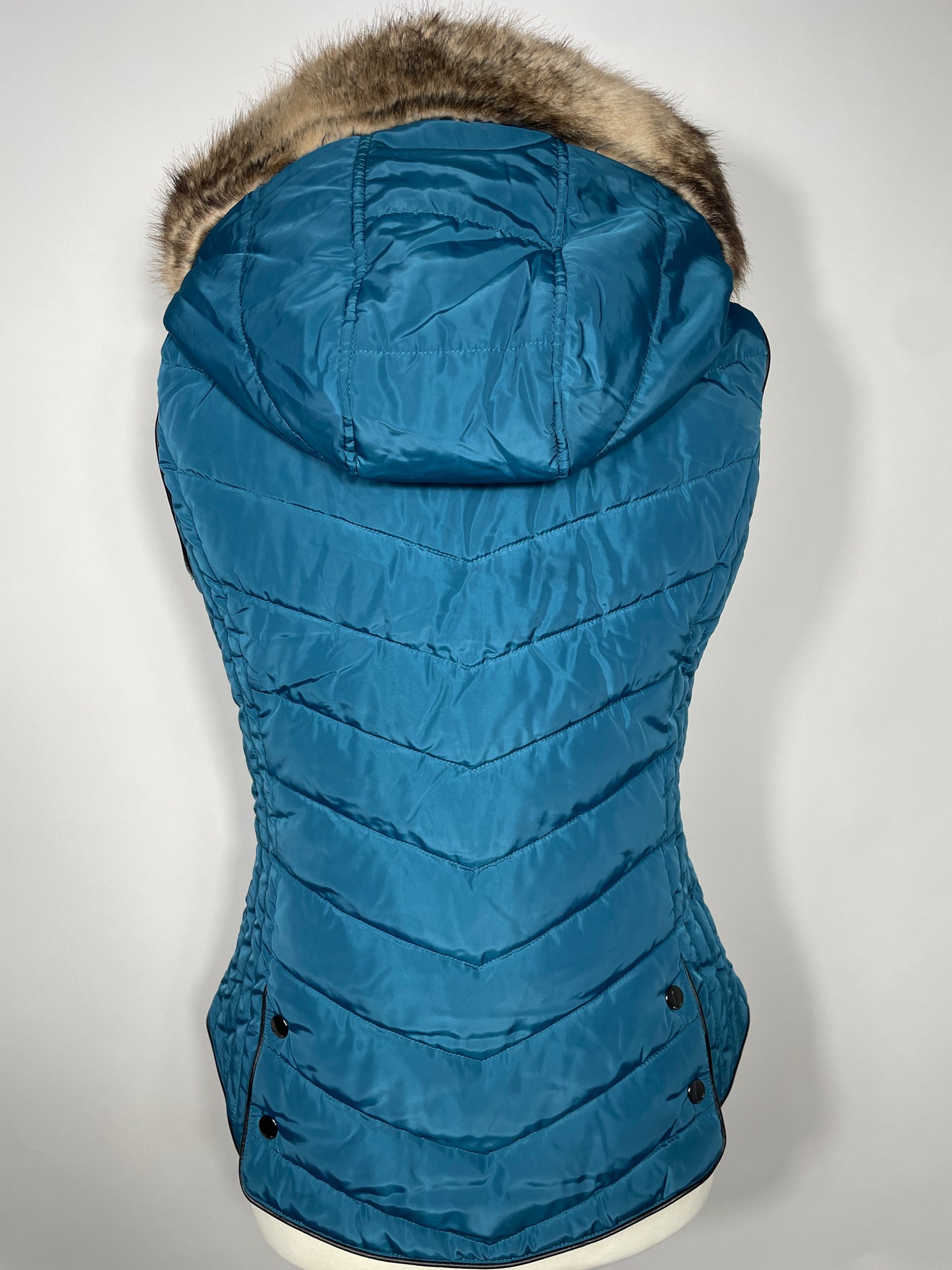 Joules Teal Gilet Size 14