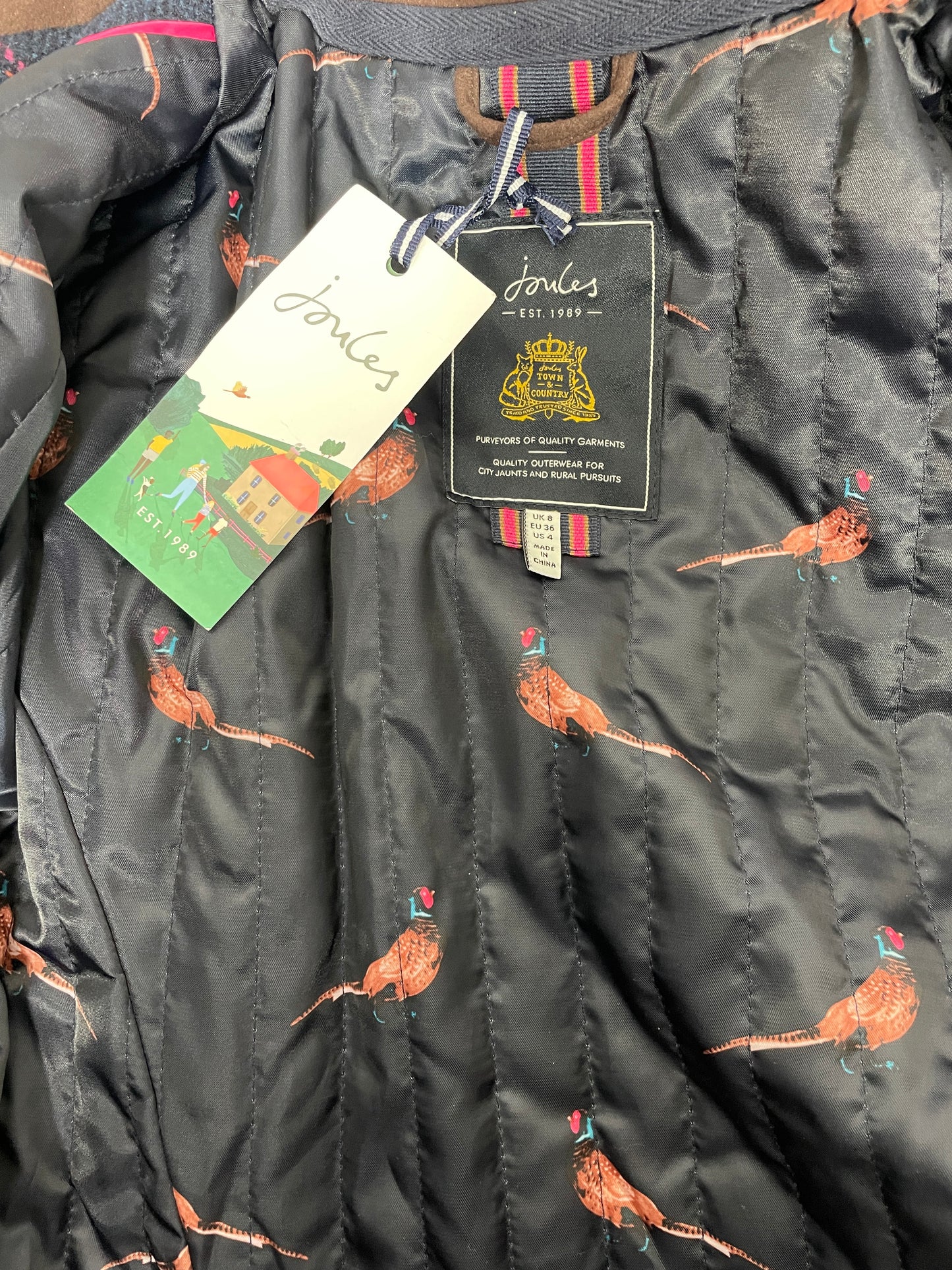 Joules Field Coat Size 8 NWT
