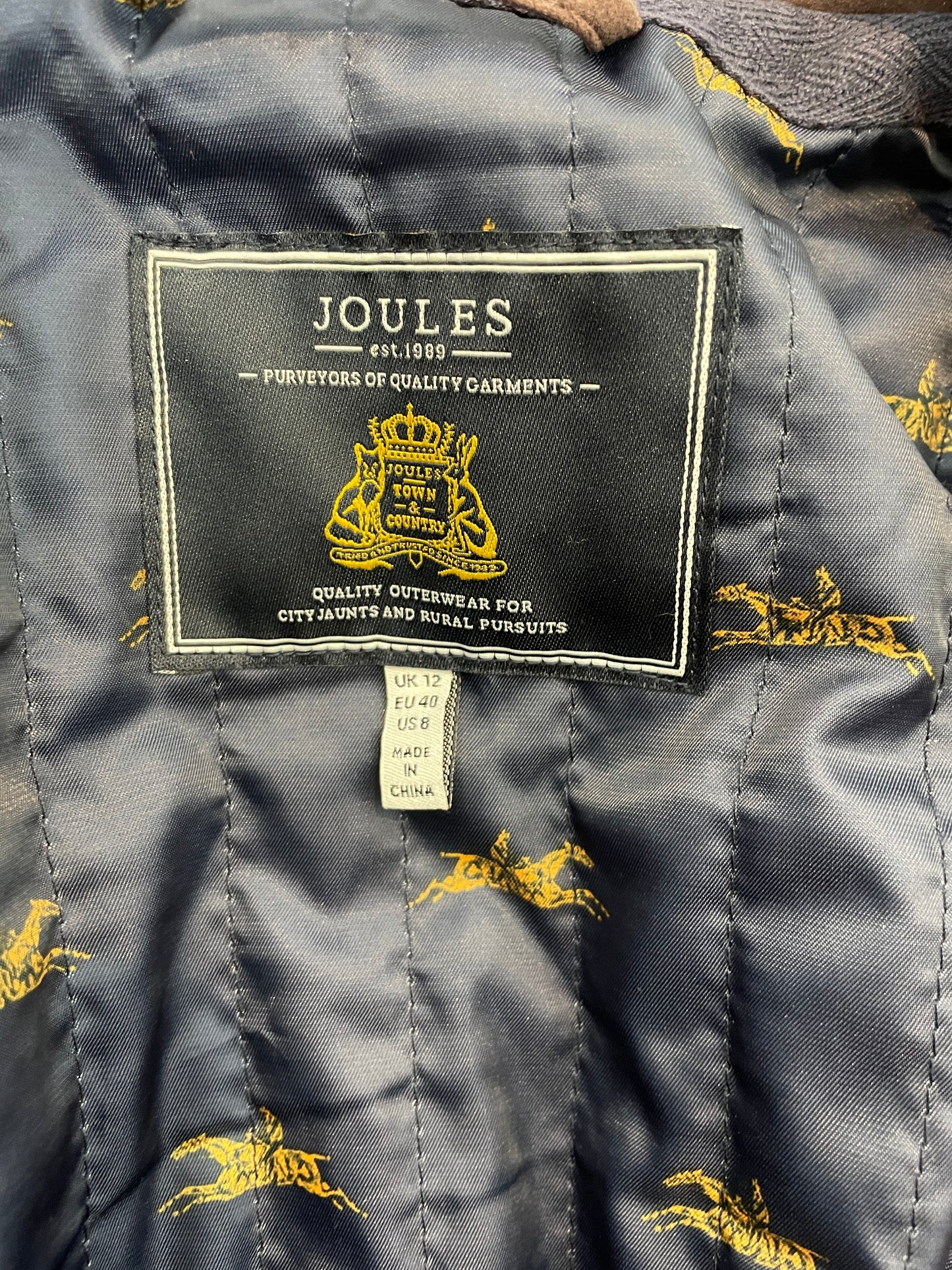 Joules Field Coat Size 12