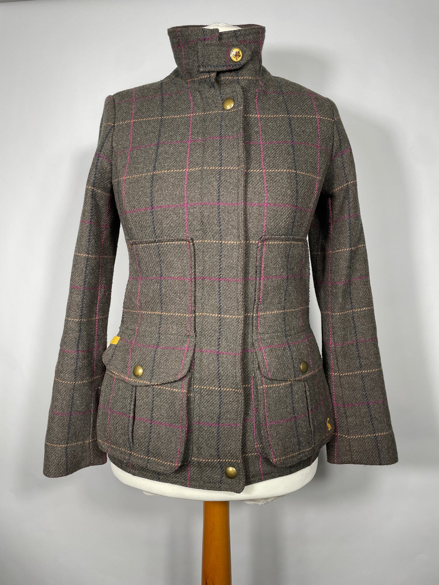 Joules Field Coat 'Heather Check Tweed'
