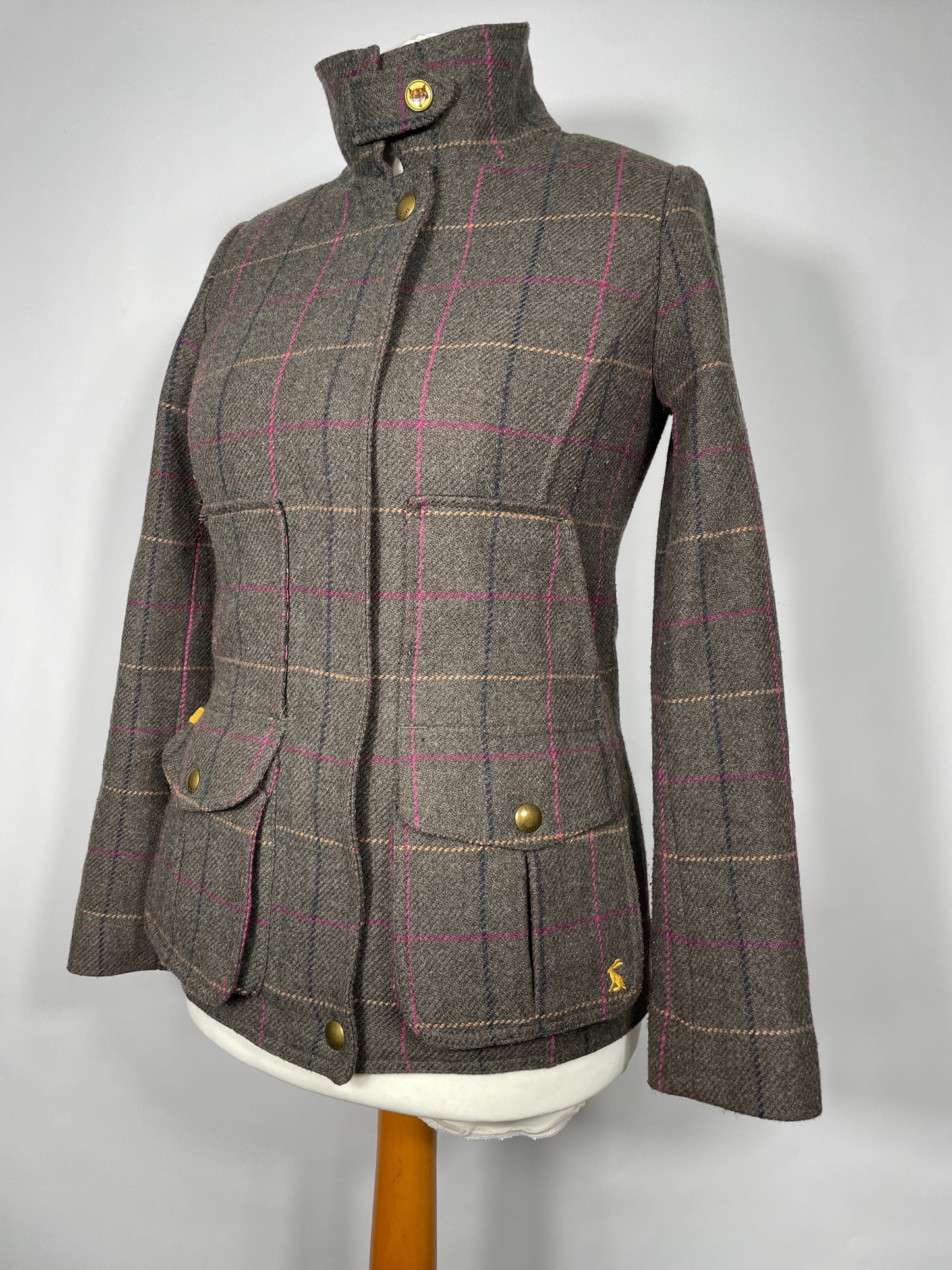 Joules Field Coat 'Heather Check Tweed'