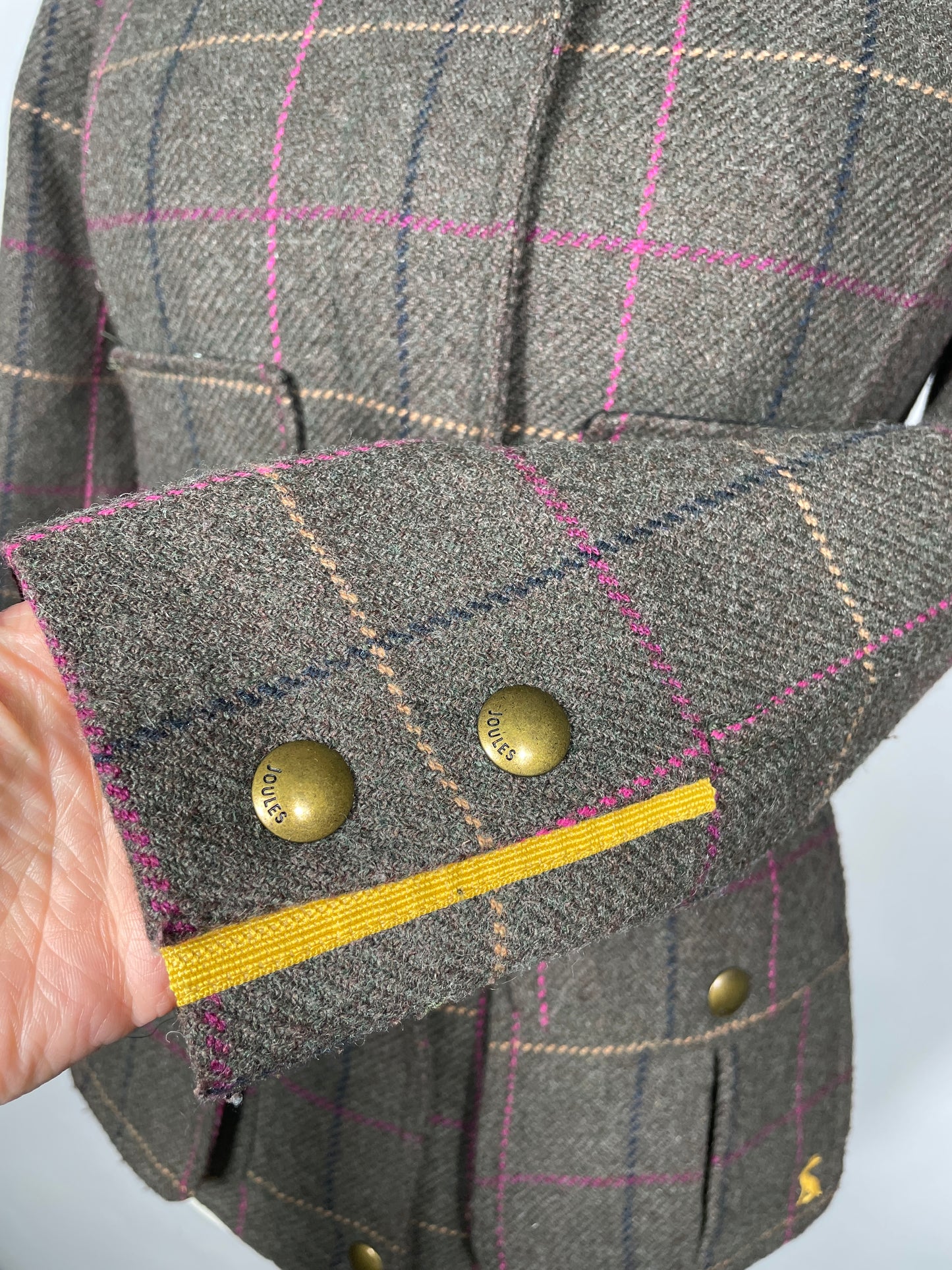 Joules Field Coat 'Heather Check Tweed'