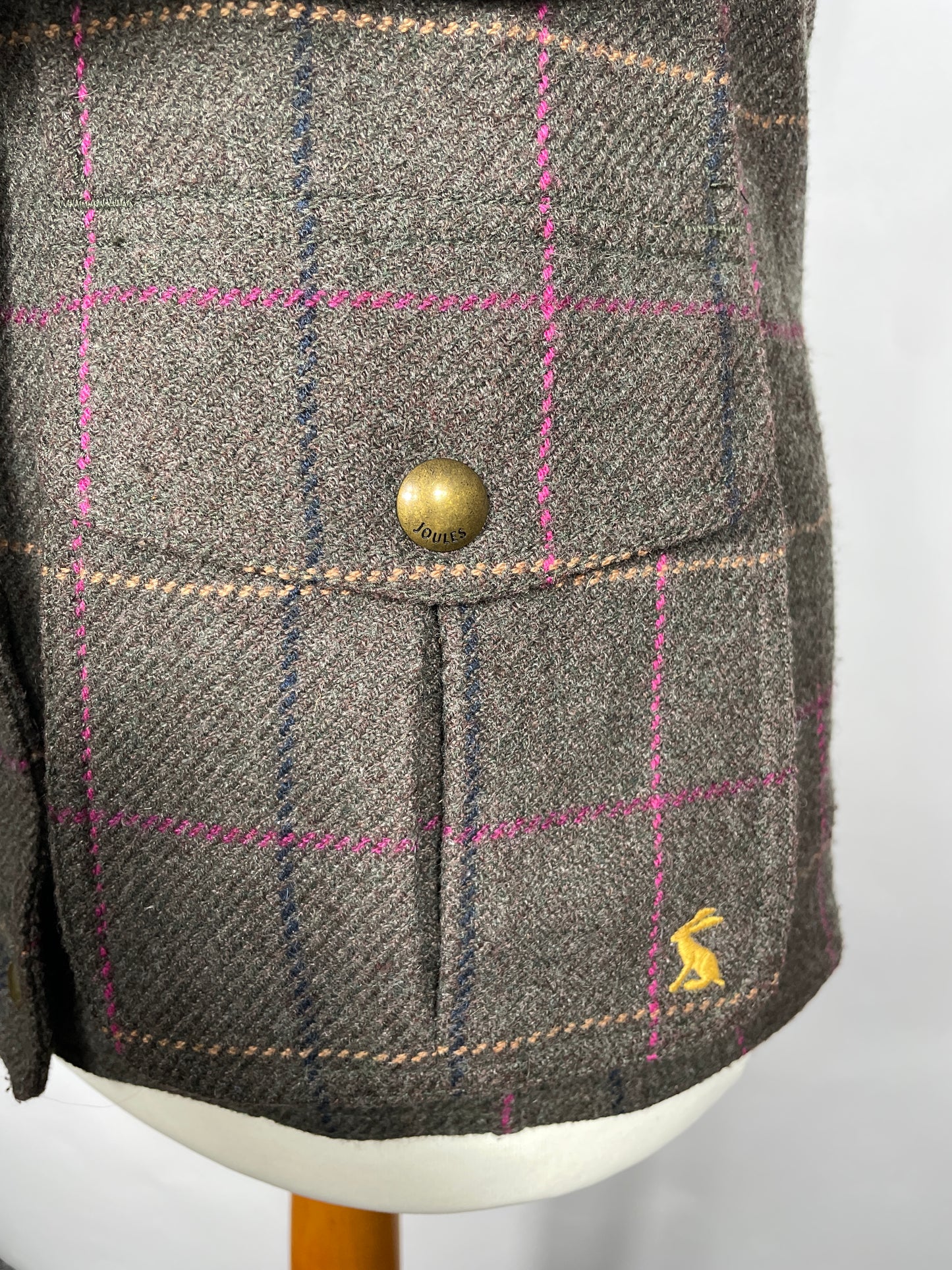 Joules Field Coat 'Heather Check Tweed'