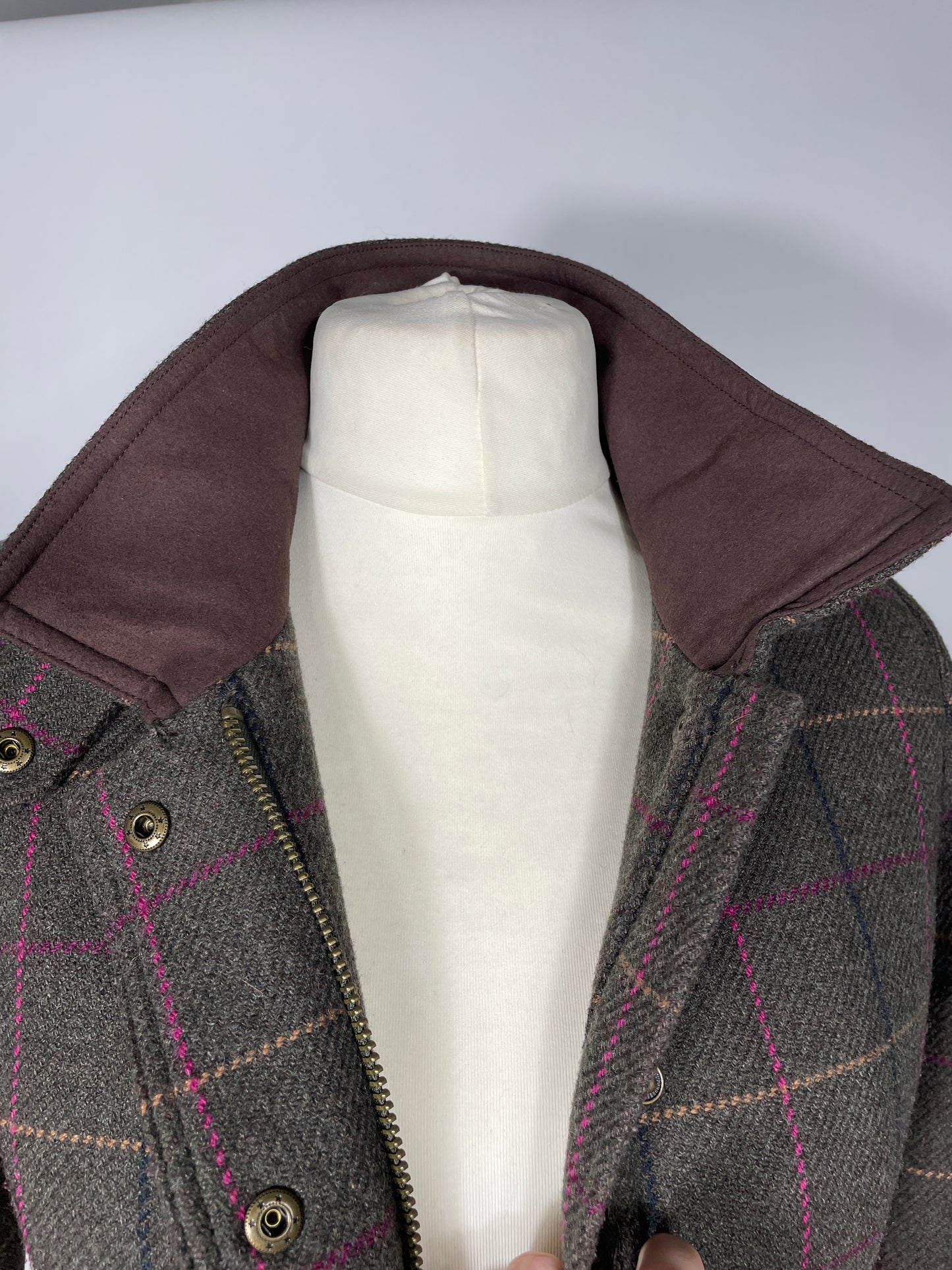 Joules Field Coat 'Heather Check Tweed'