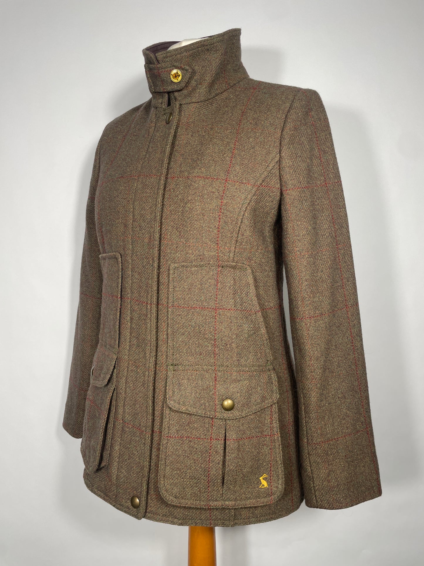 Joules Field Coat 'Green Tweed'