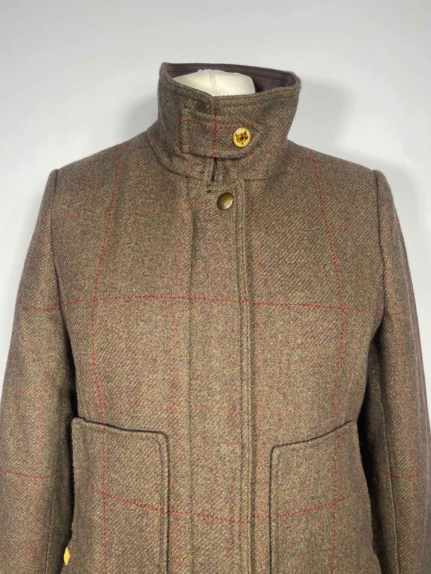 Joules Field Coat 'Green Tweed'