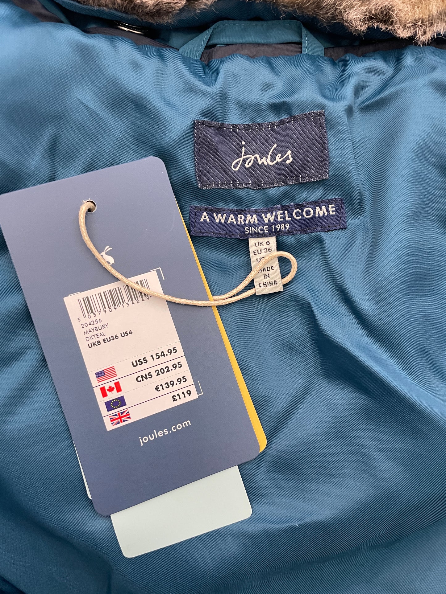 Joules Dark Teal Gilet