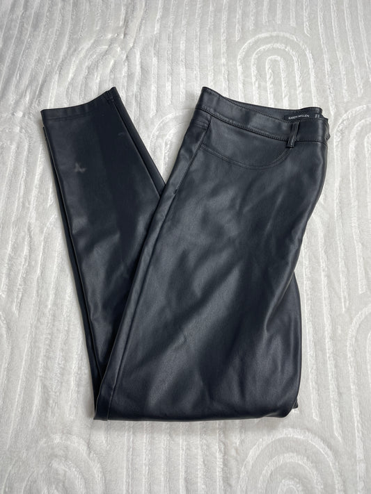 Karen Millen Leather Look Trousers